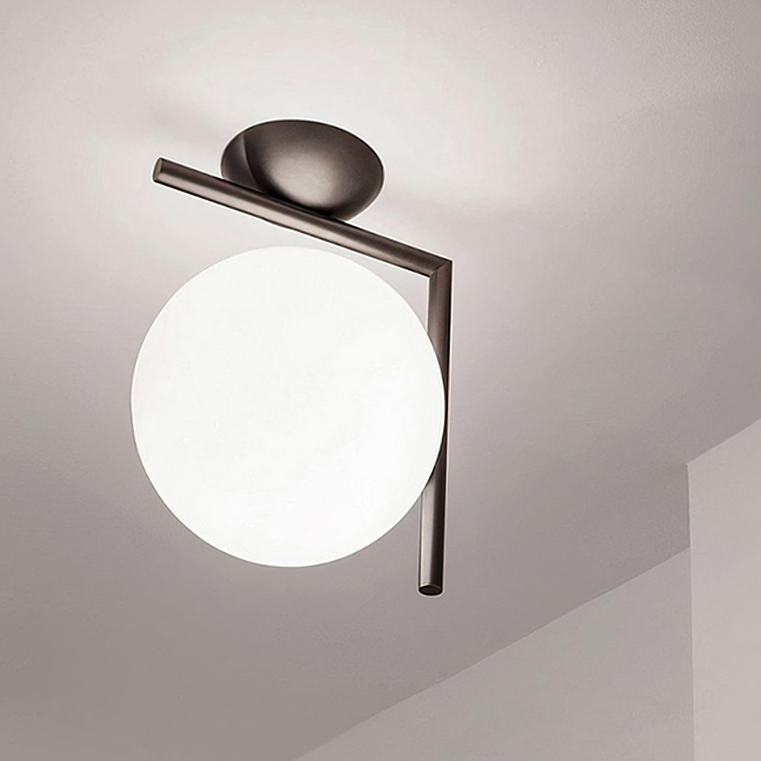 WOW Blown Glass Opal Glass Wall Lamp