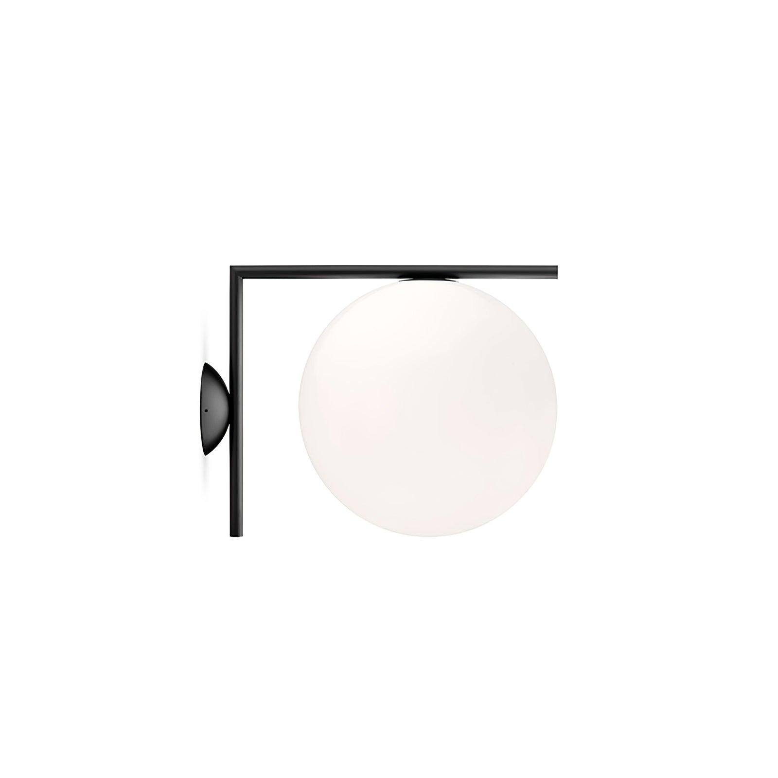 WOW Blown Glass Opal Glass Wall Lamp