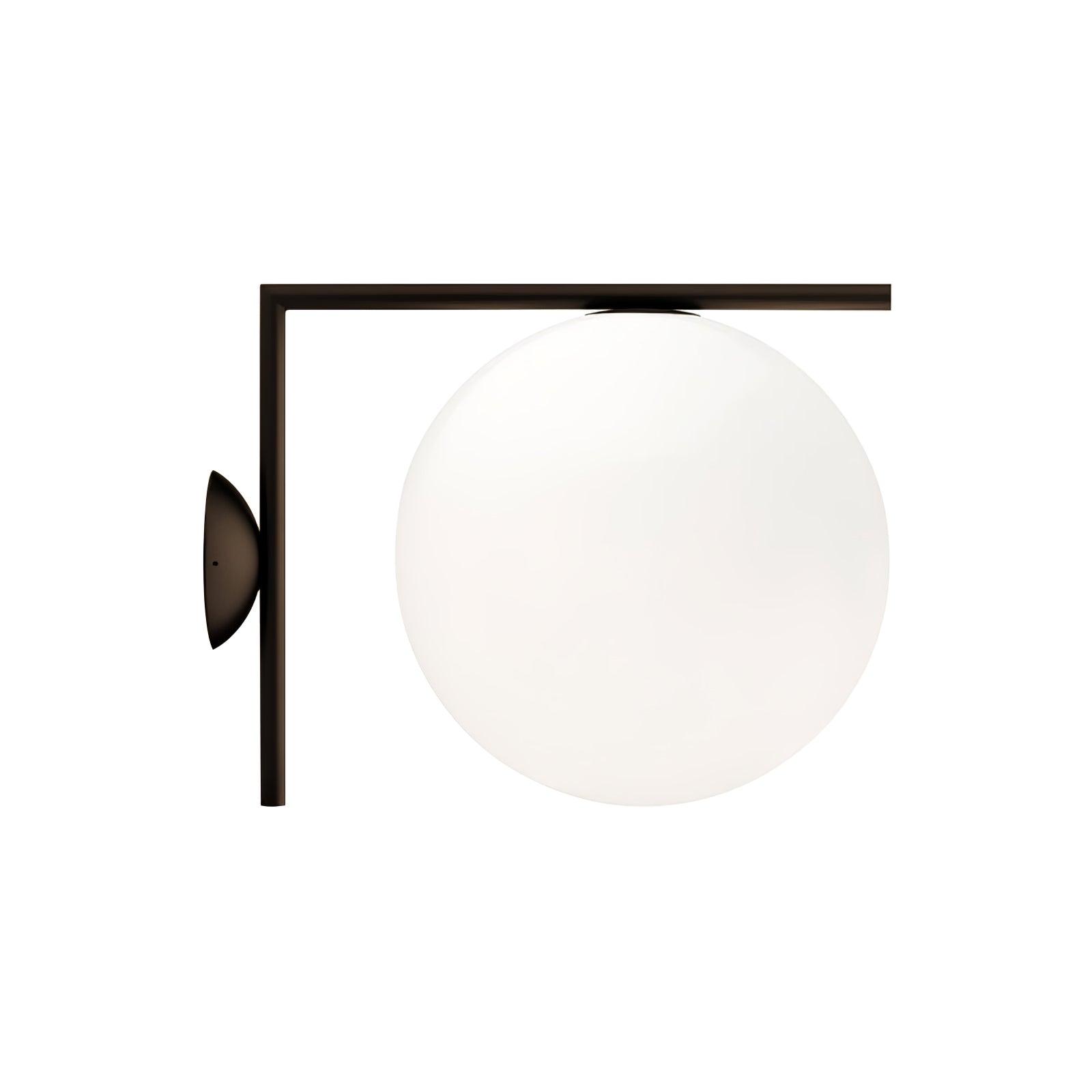 WOW Blown Glass Opal Glass Wall Lamp