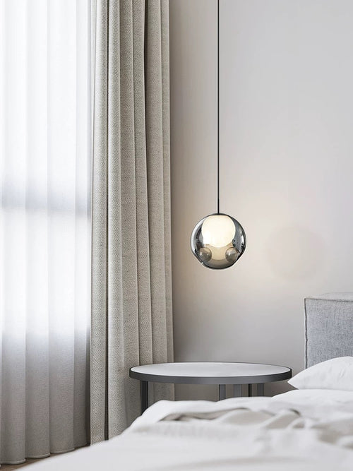 WOW 6.3-inch Glass Bubble 1-Light Pendant Light