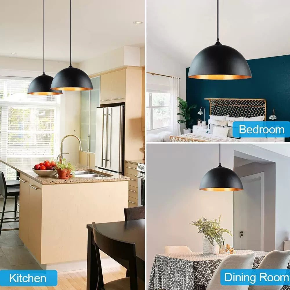 WOW Modern Black  Dome Pendant Light-WOW9864