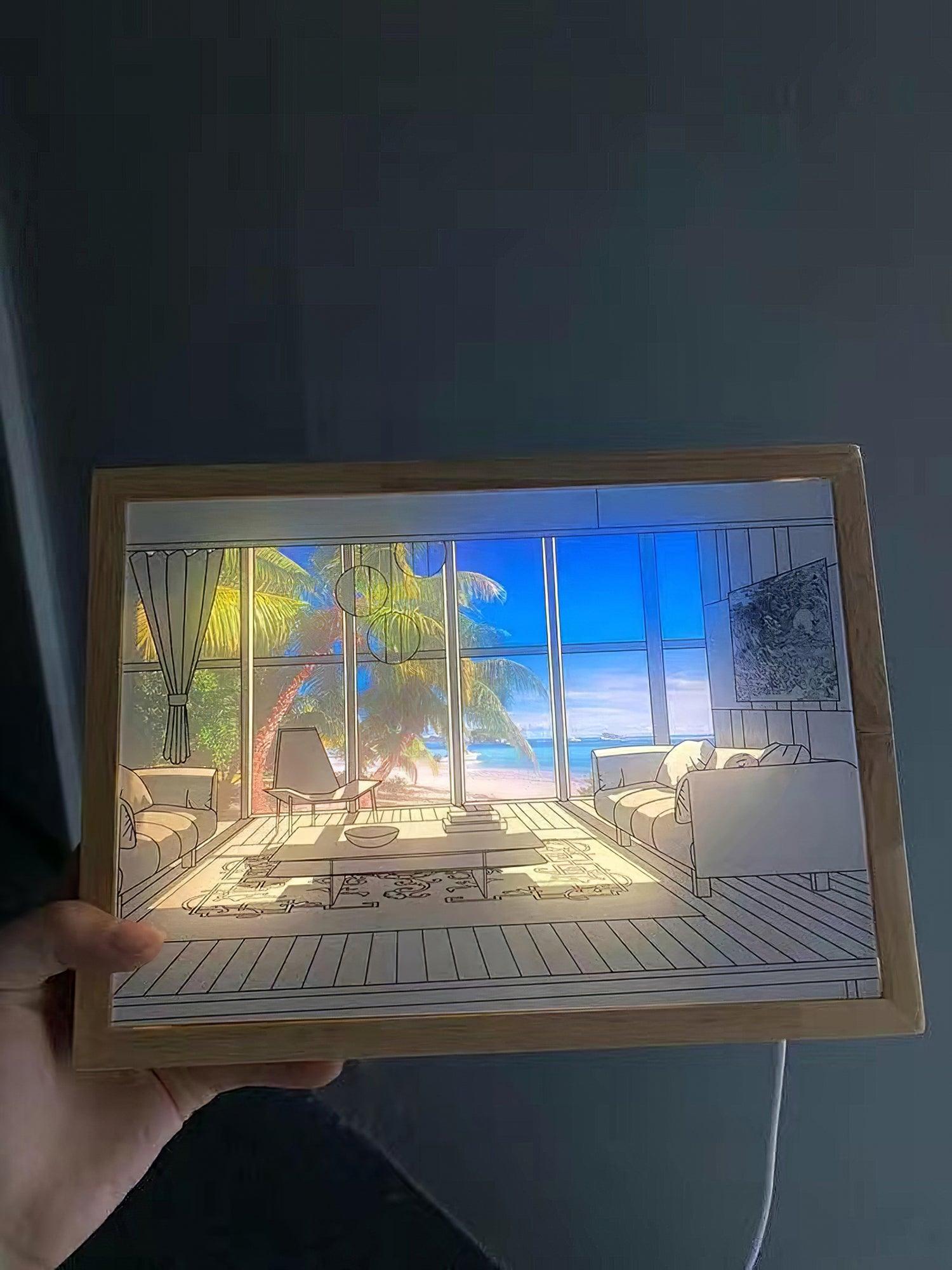 WOW Illuminated Bedside Art Lamp