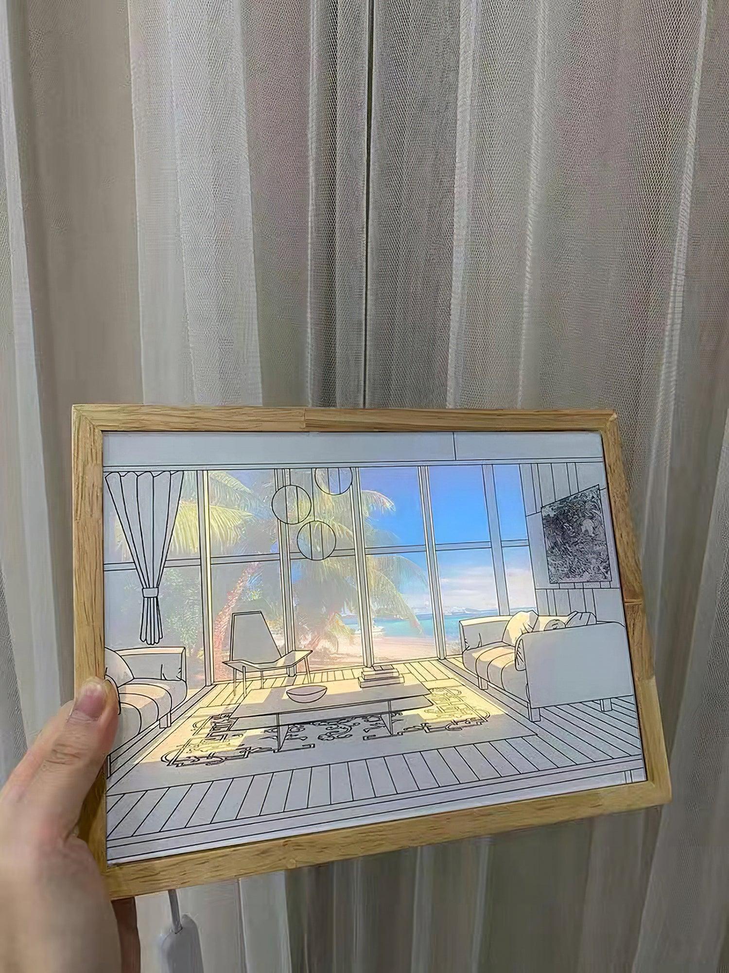 WOW Illuminated Bedside Art Lamp