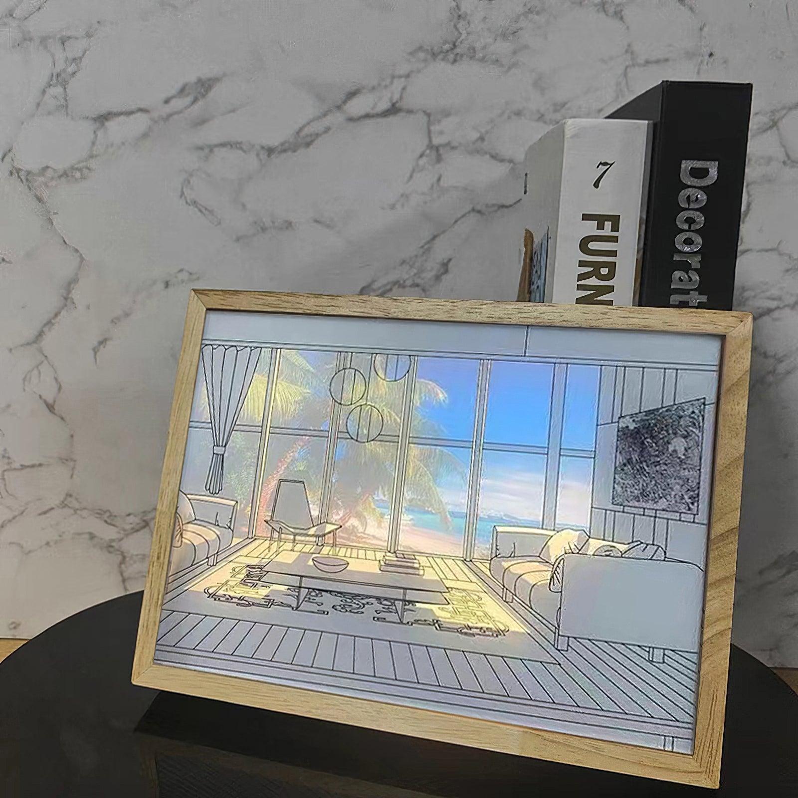 WOW Illuminated Bedside Art Lamp