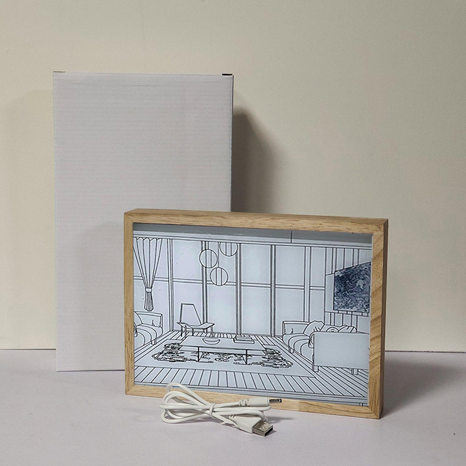 WOW Illuminated Bedside Art Lamp