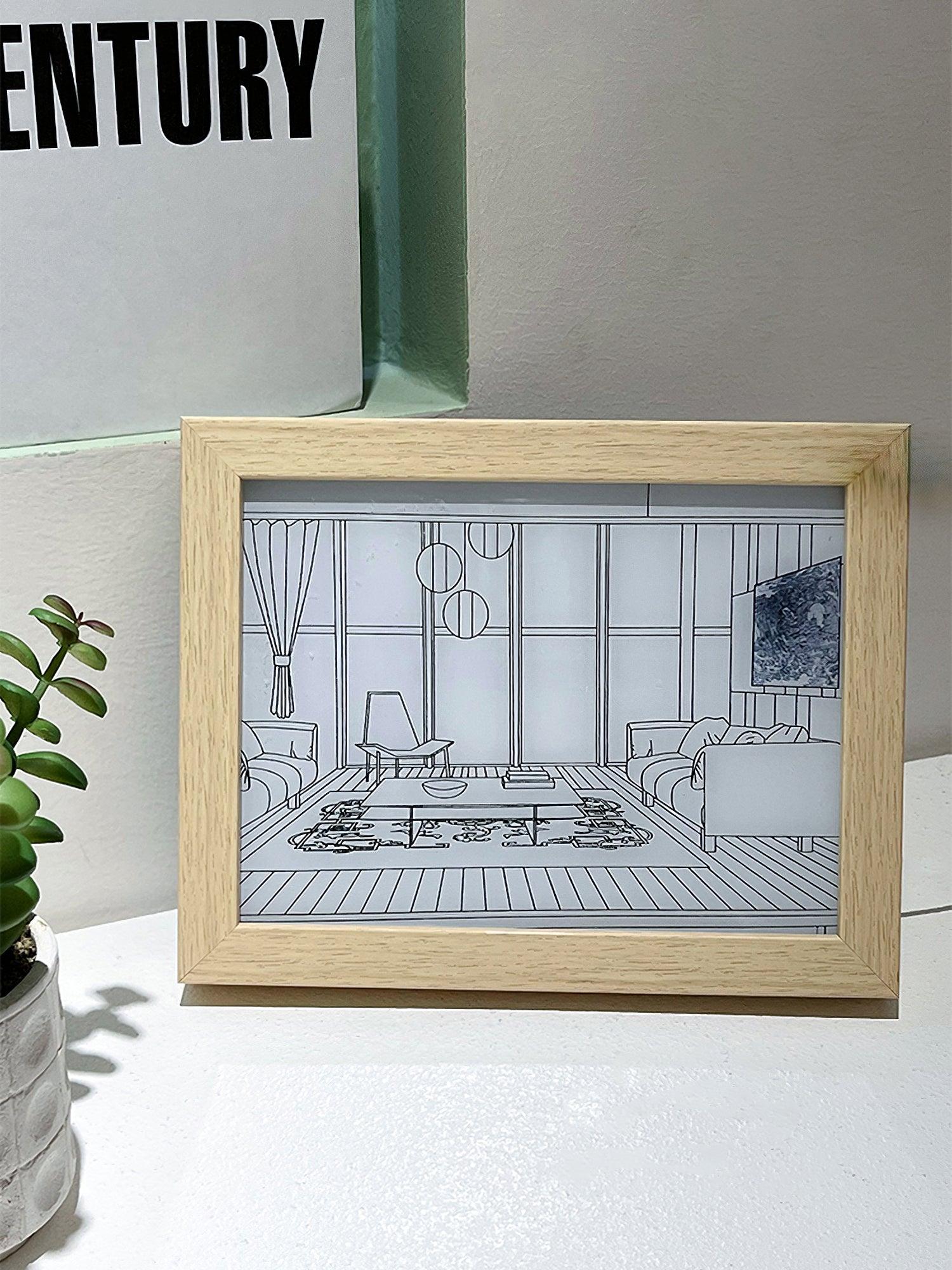 WOW Illuminated Bedside Art Lamp