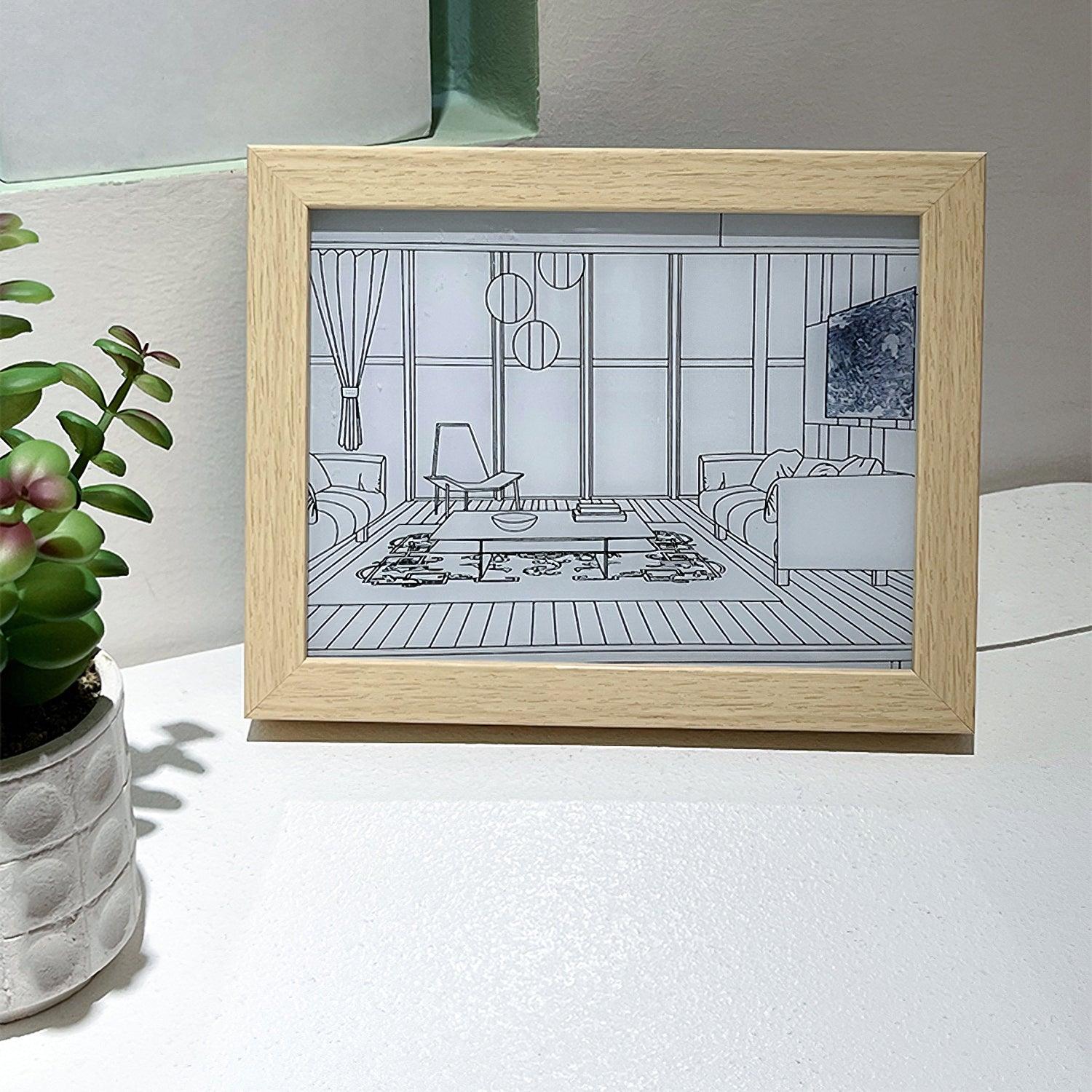 WOW Illuminated Bedside Art Lamp