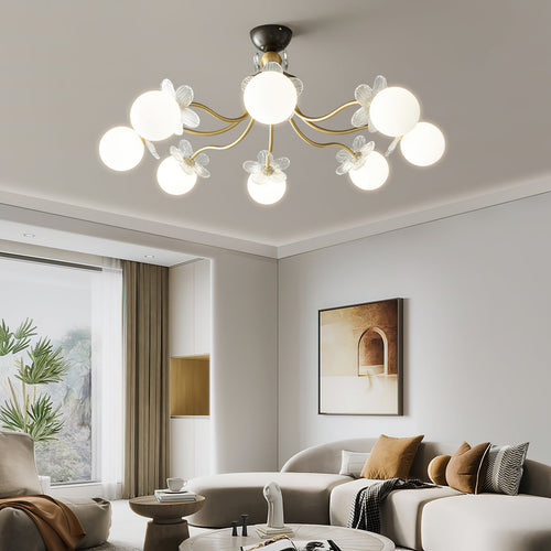 WOW Blossom Flower Glass Chandelier