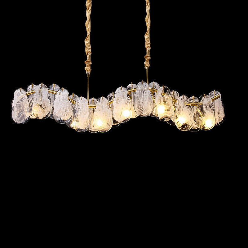 WOW Cloud Glass Linear Chandelier-wow2358