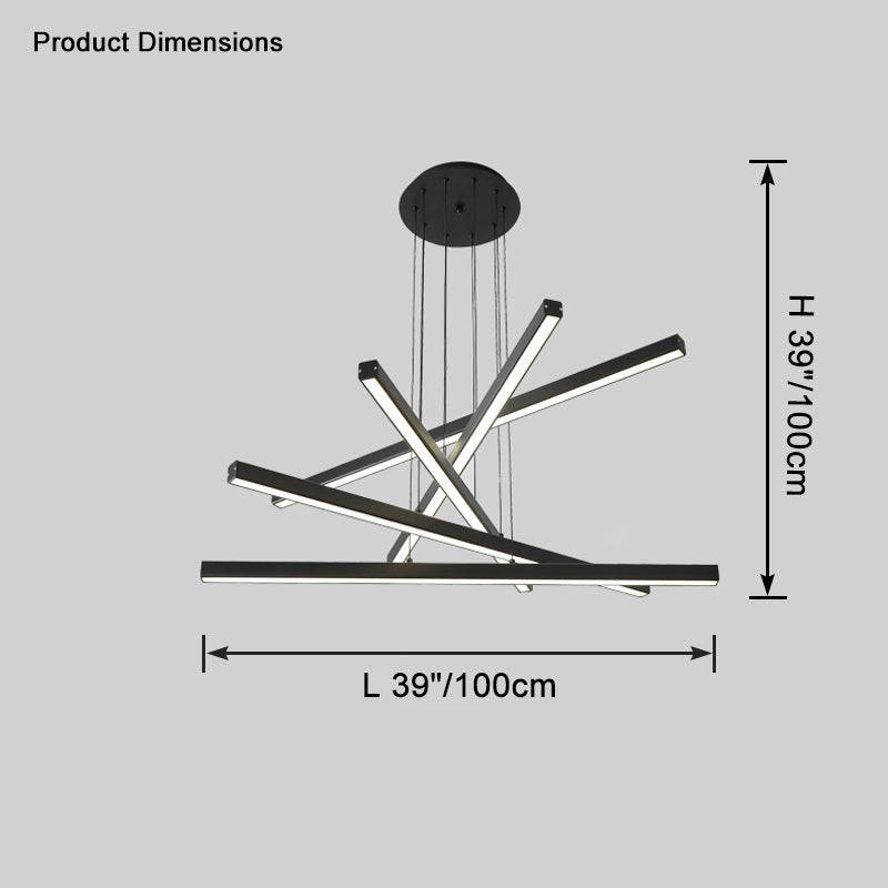 WOW Multi Light Sticks Chandelier-WOW2635