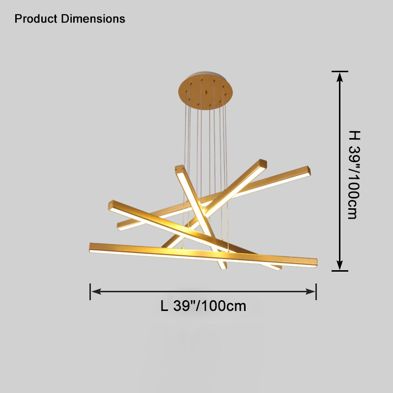 WOW Multi Light Sticks Chandelier-WOW2635