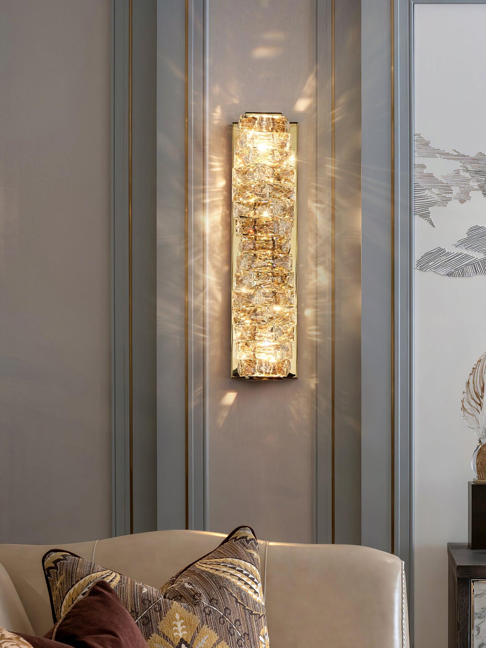 WOW Laminated Crystal Wall Light