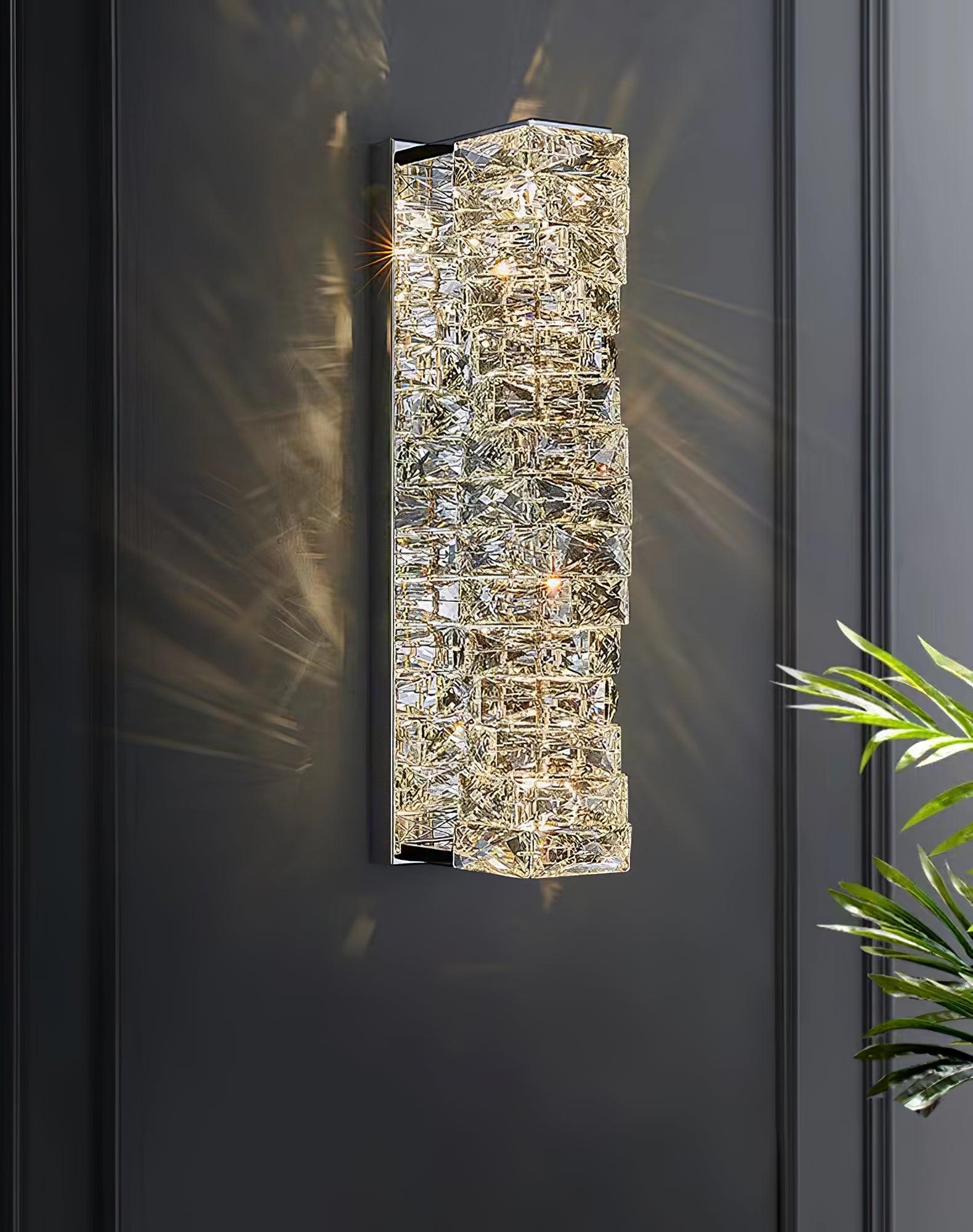 WOW Laminated Crystal Wall Light