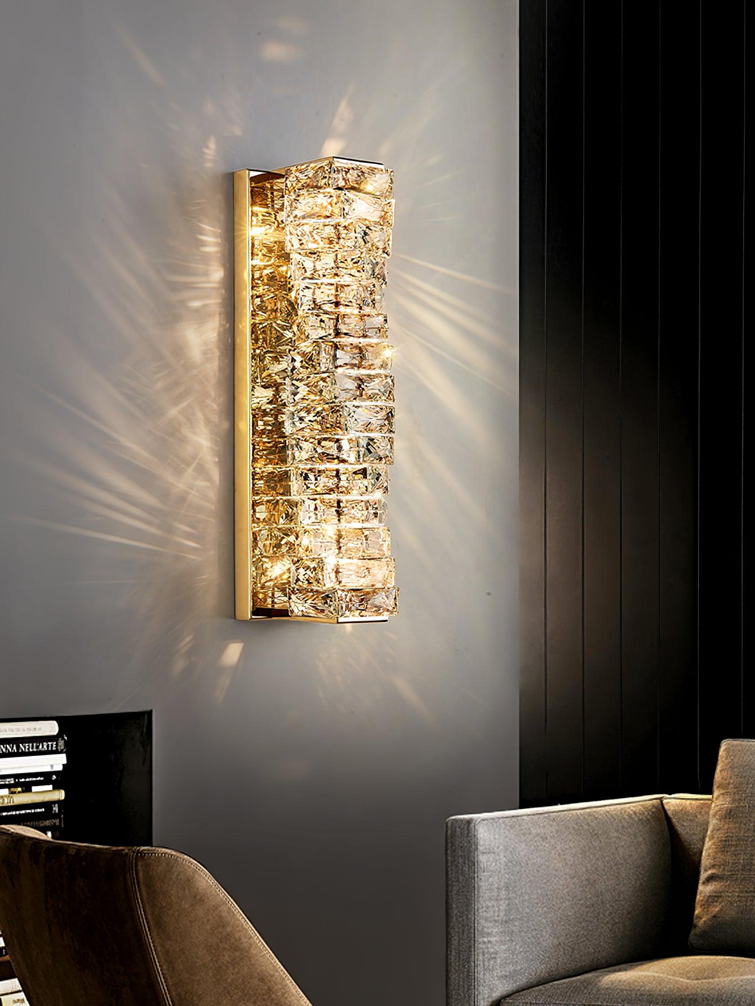 WOW Laminated Crystal Wall Light