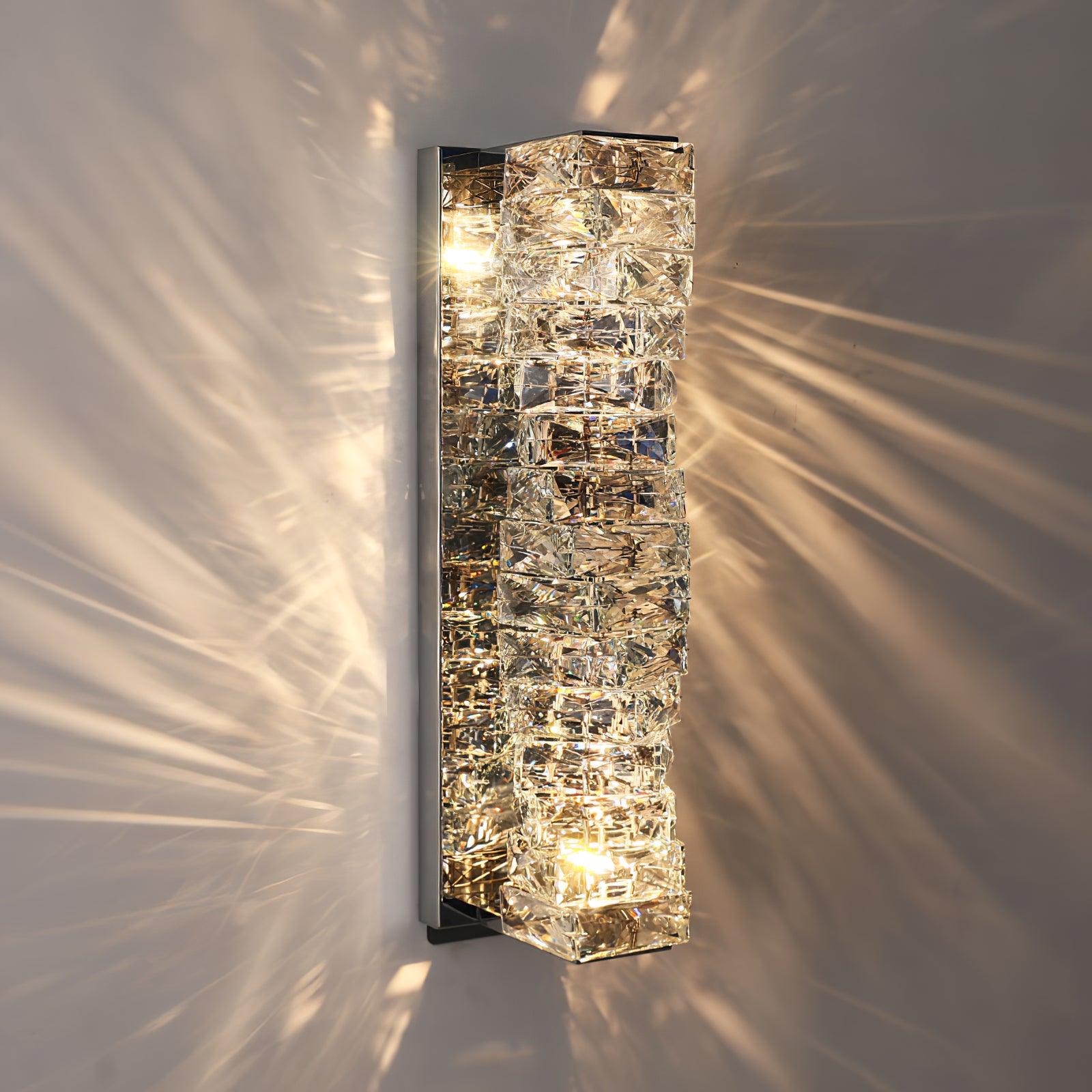 WOW Laminated Crystal Wall Light