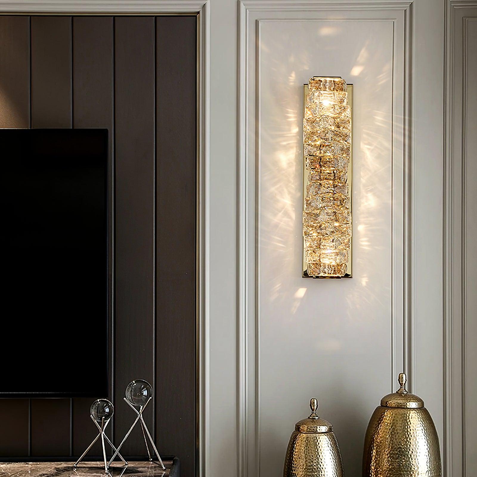 WOW Laminated Crystal Wall Light