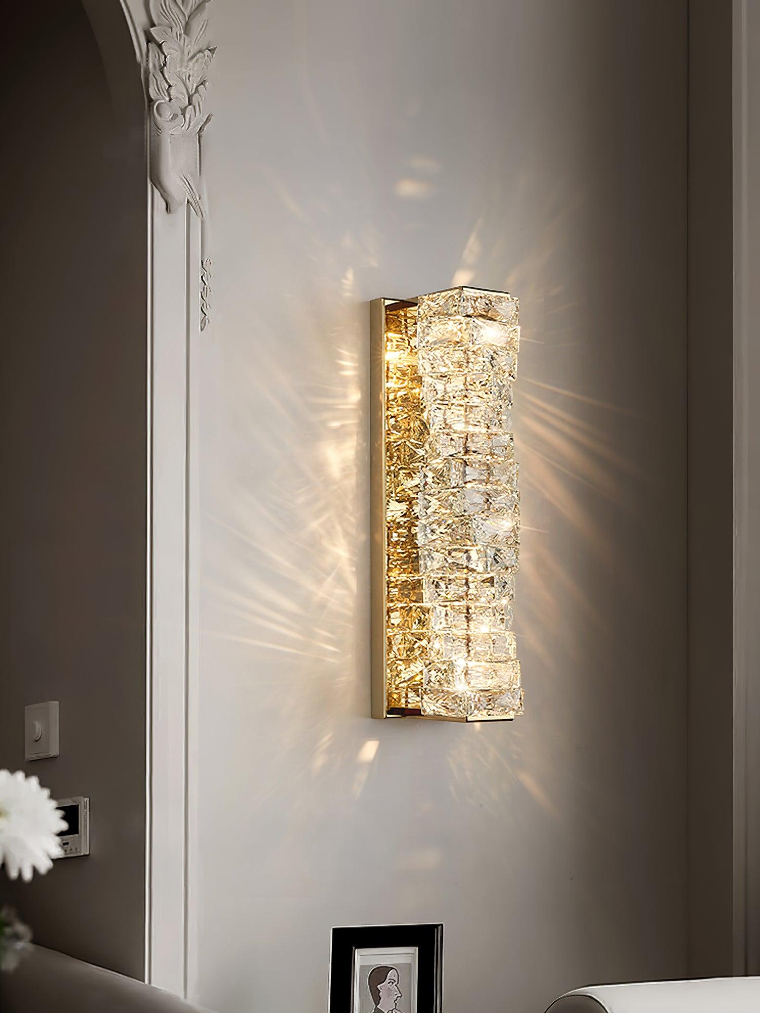 WOW Laminated Crystal Wall Light