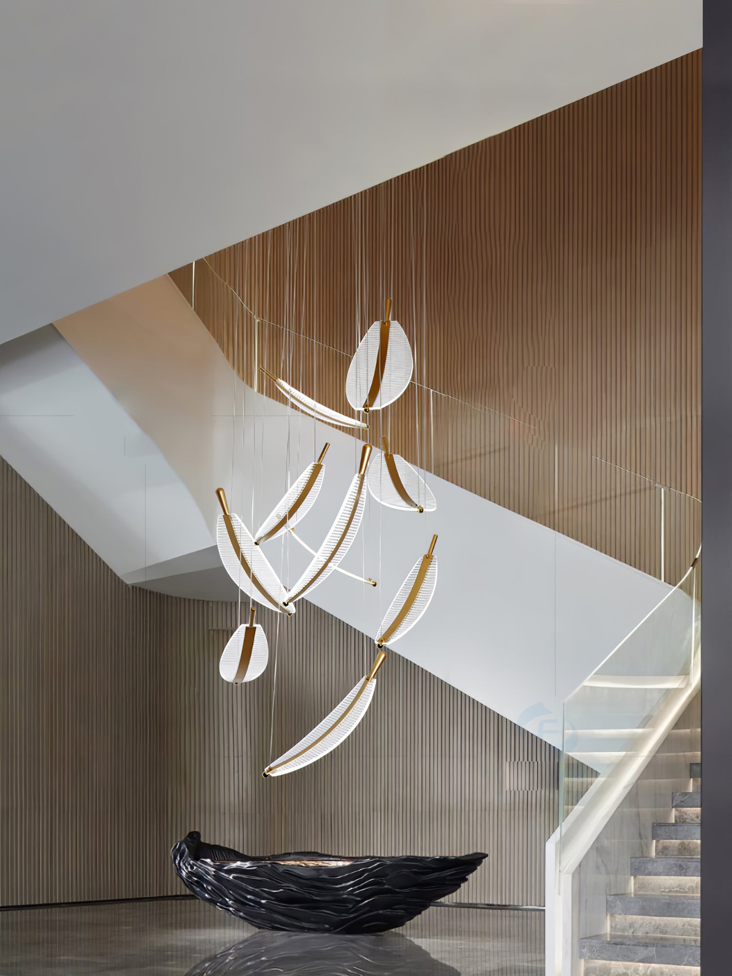 WOW Leaf LED Chandelier