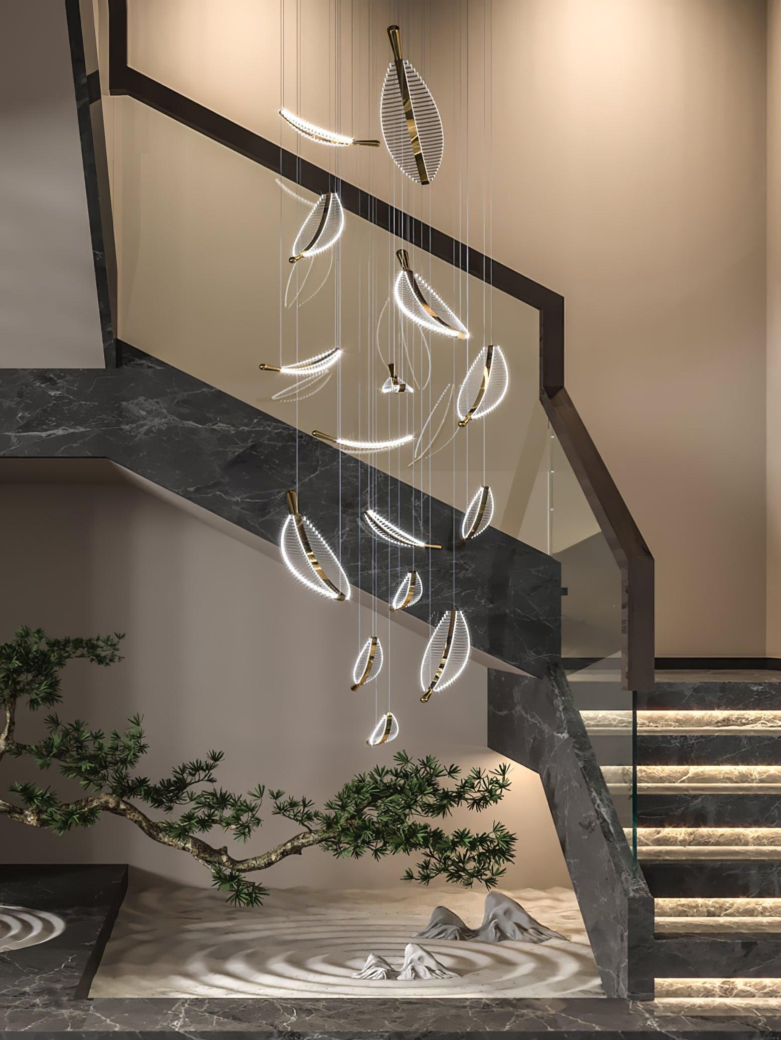 WOW Leaf LED Chandelier