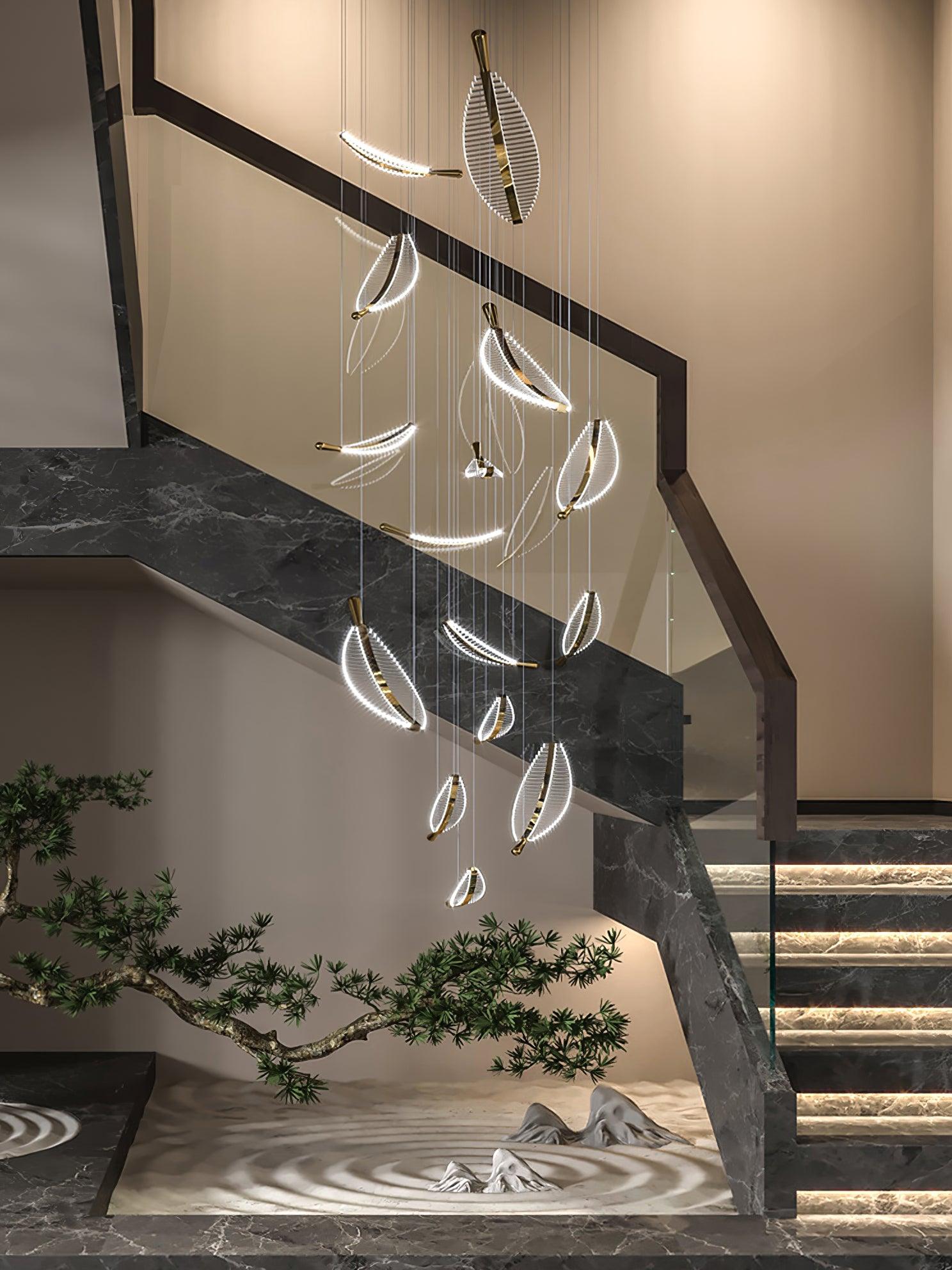WOW Leaf LED Chandelier