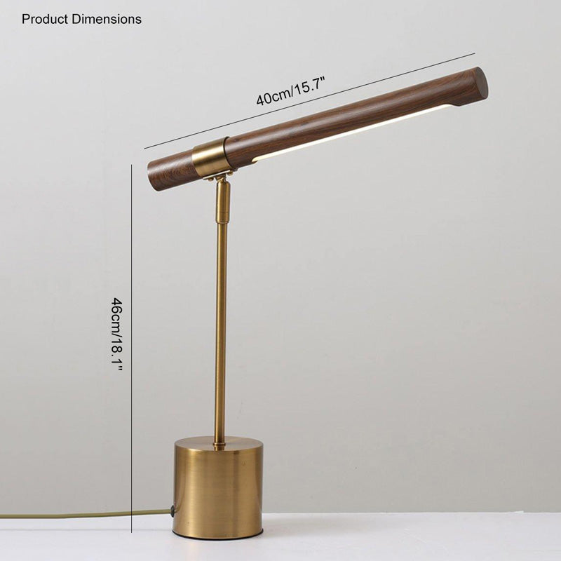 WOW Walnut-lookalike Cantilever Table Lamp-wow8010