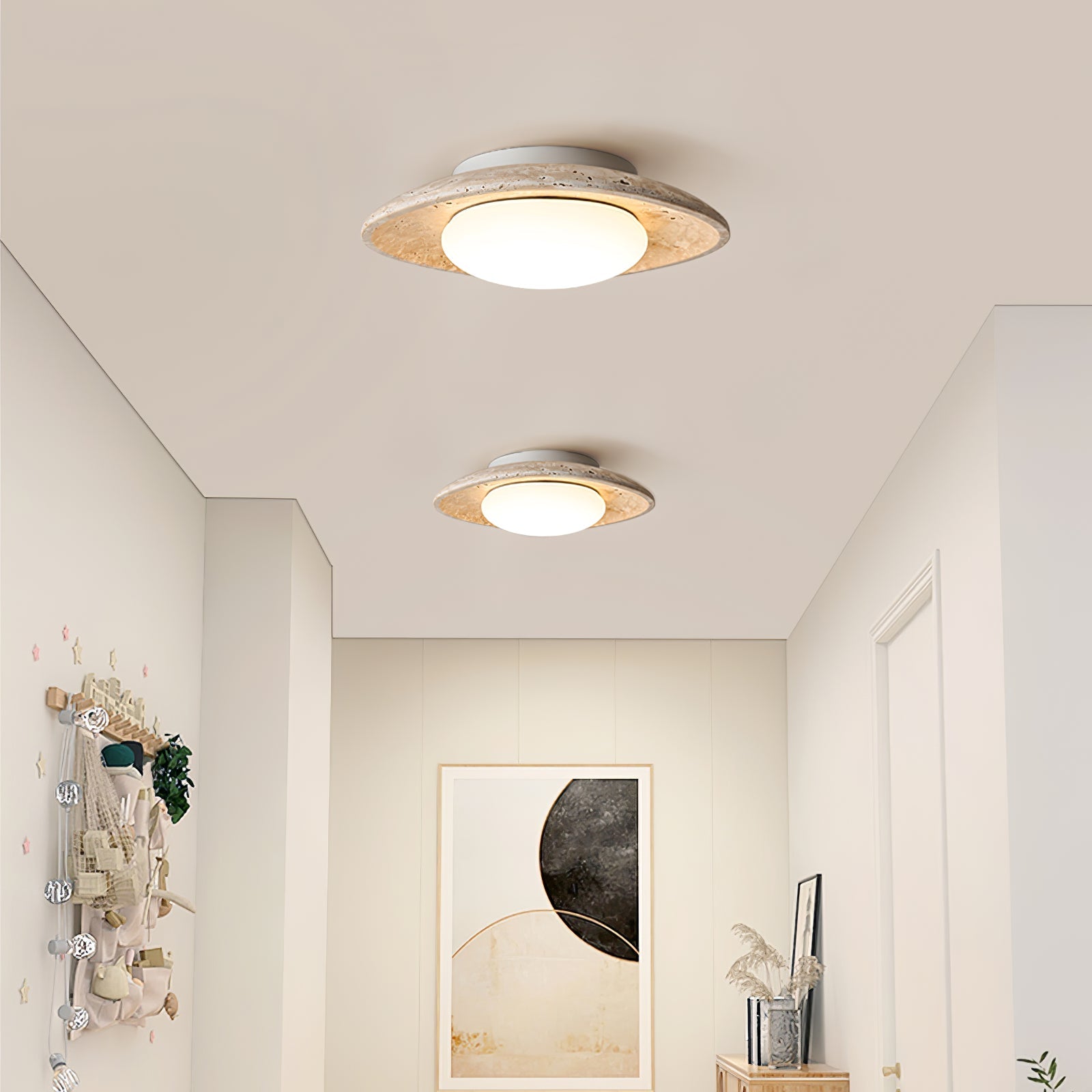 WOW Luma Travertine Ceiling Light