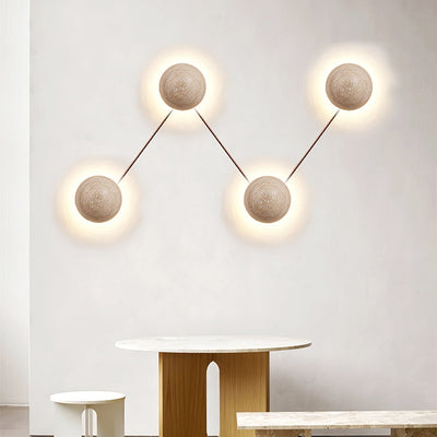 WOW Luna Travertine Wall Light