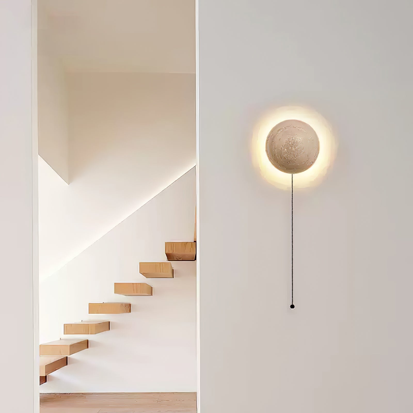 WOW Luna Travertine Wall Light