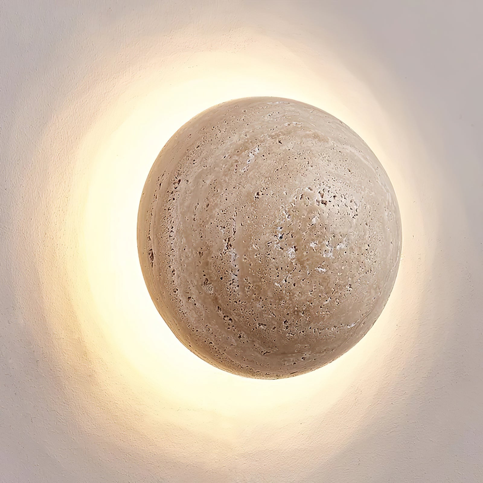 WOW Luna Travertine Wall Light