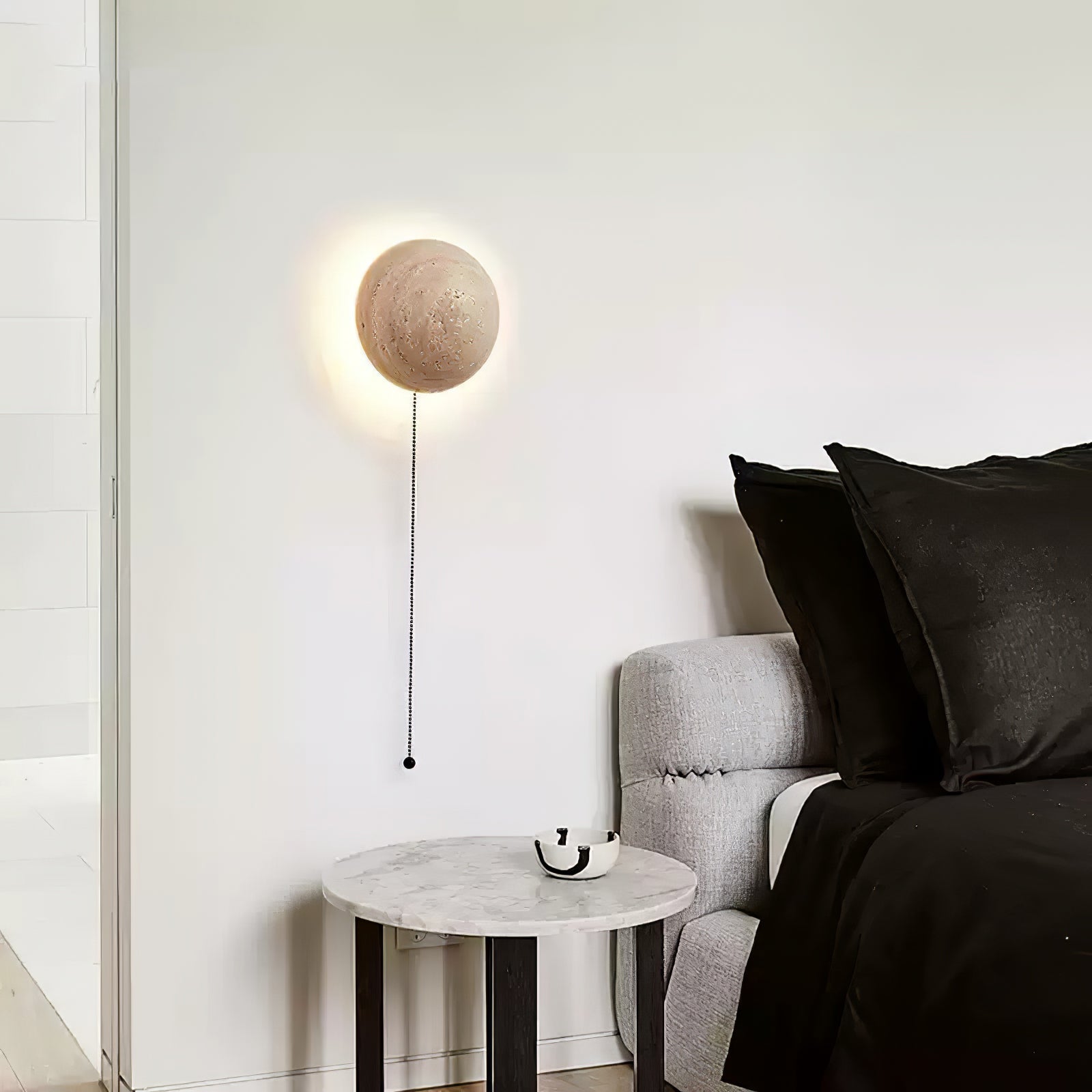 WOW Luna Travertine Wall Light