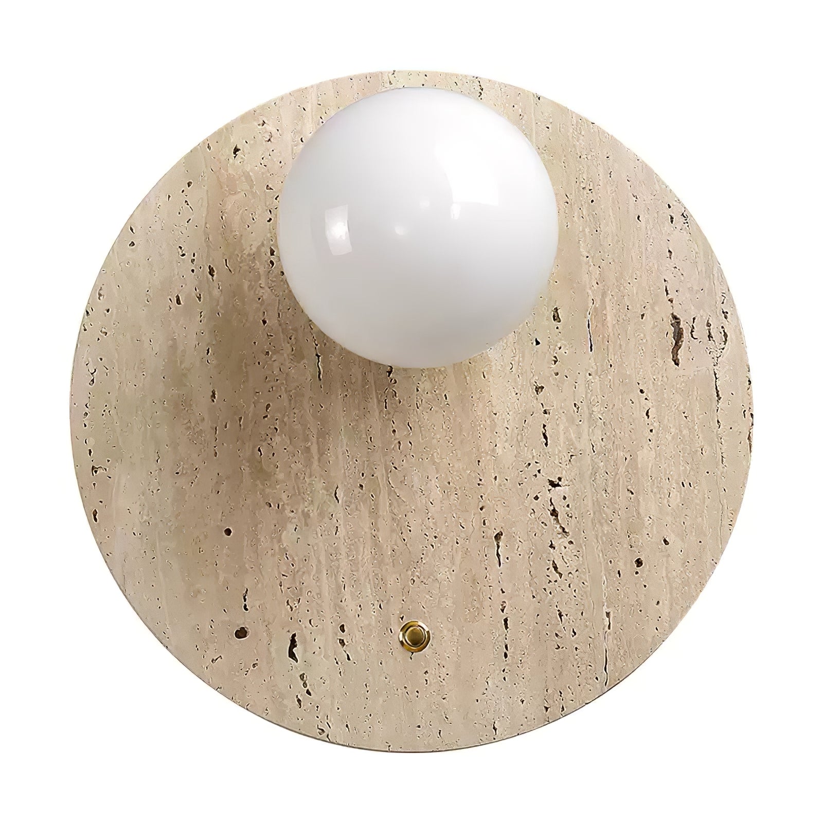 WOW Luna Travertine Wall Sconce