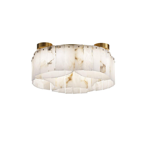 WOW Luxe Alabaster Brass Ceiling Lamp