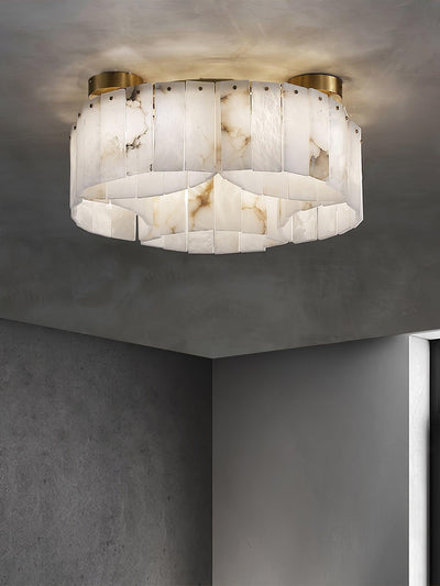 WOW Luxe Alabaster Brass Ceiling Lamp
