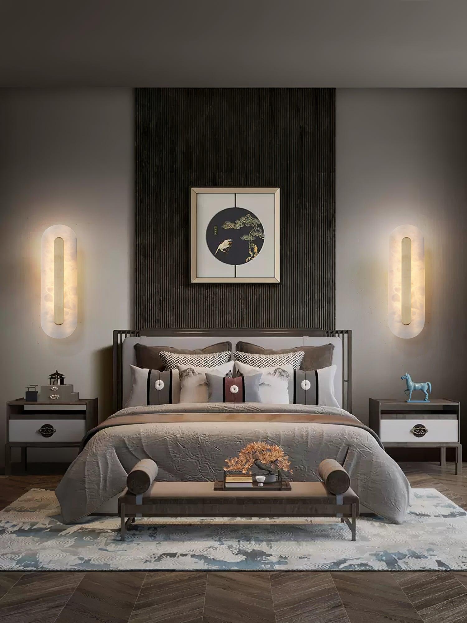 WOW Alabaster Rounded Wall Light