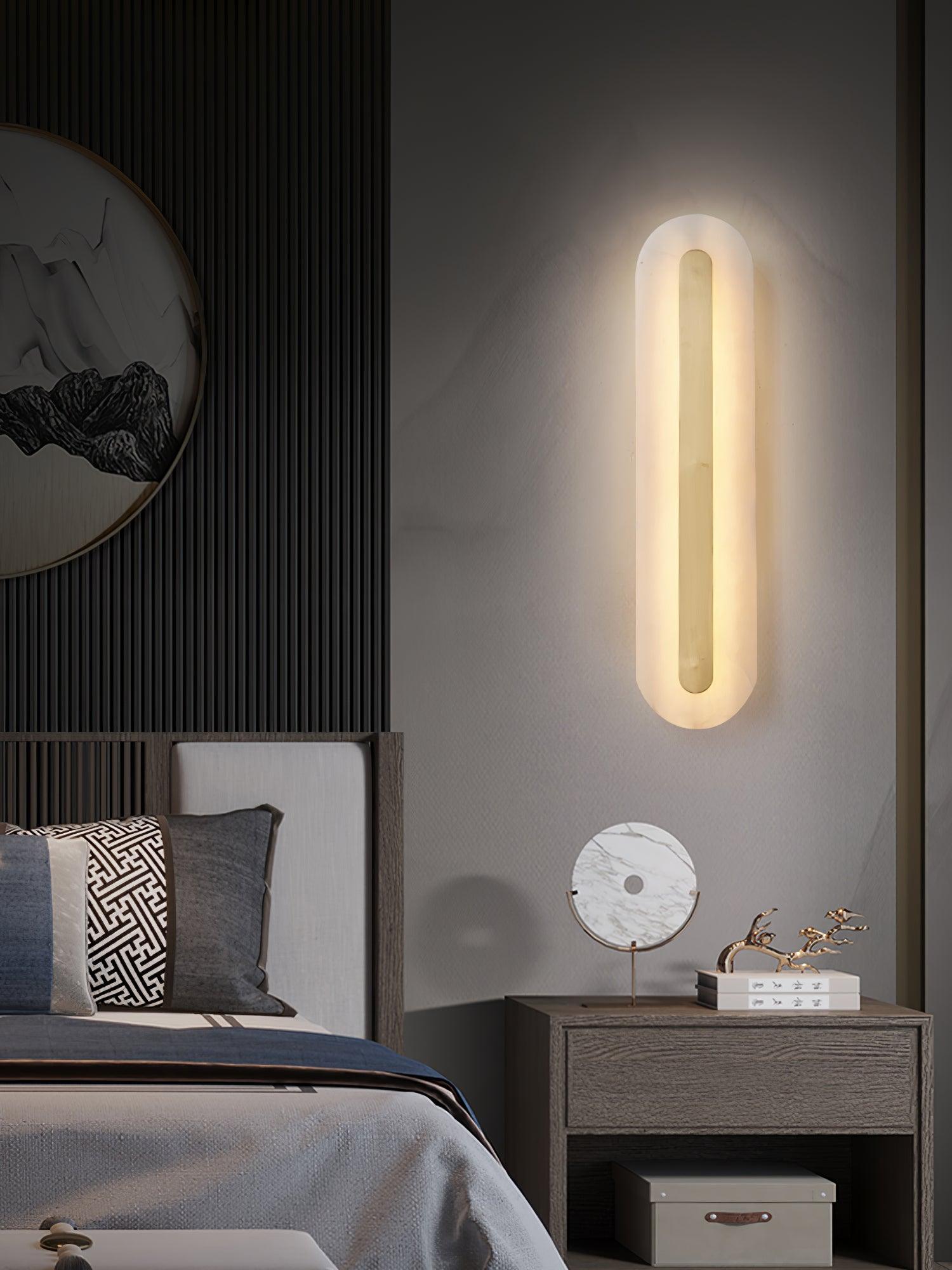 WOW Alabaster Rounded Wall Light