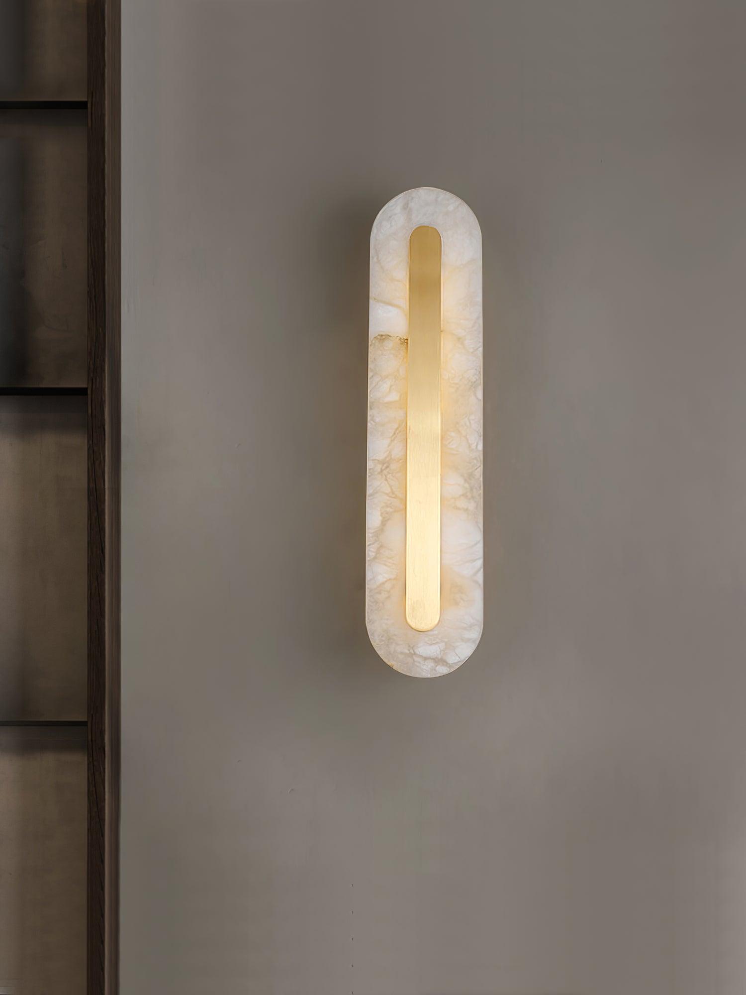 WOW Alabaster Rounded Wall Light