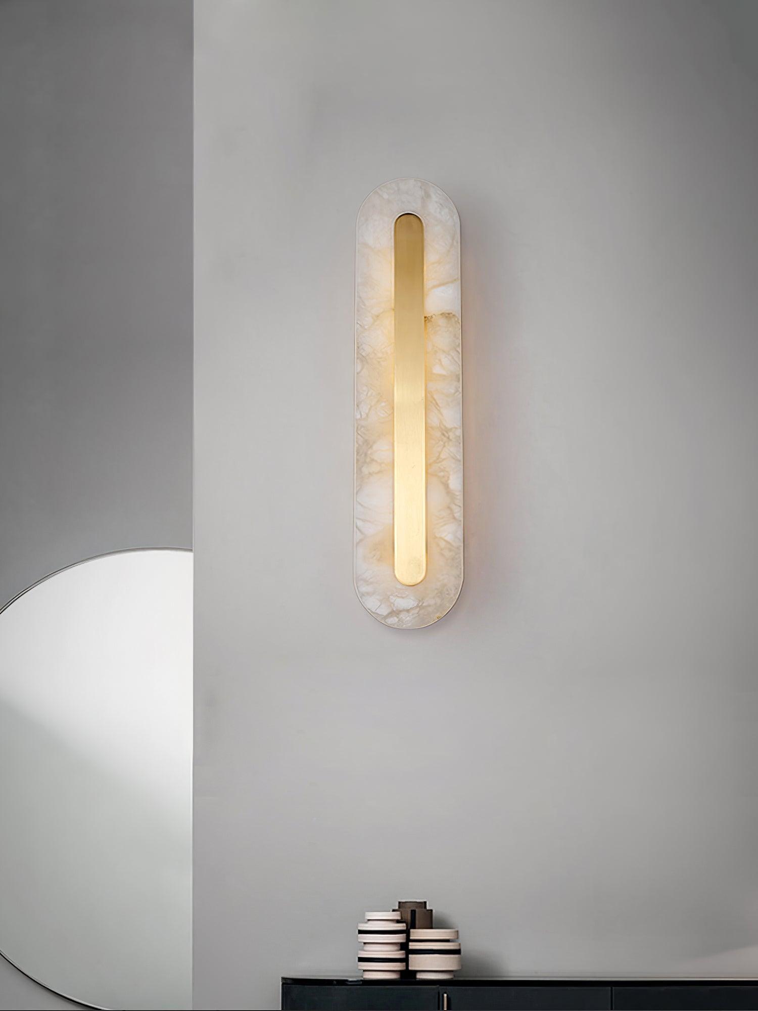 WOW Alabaster Rounded Wall Light
