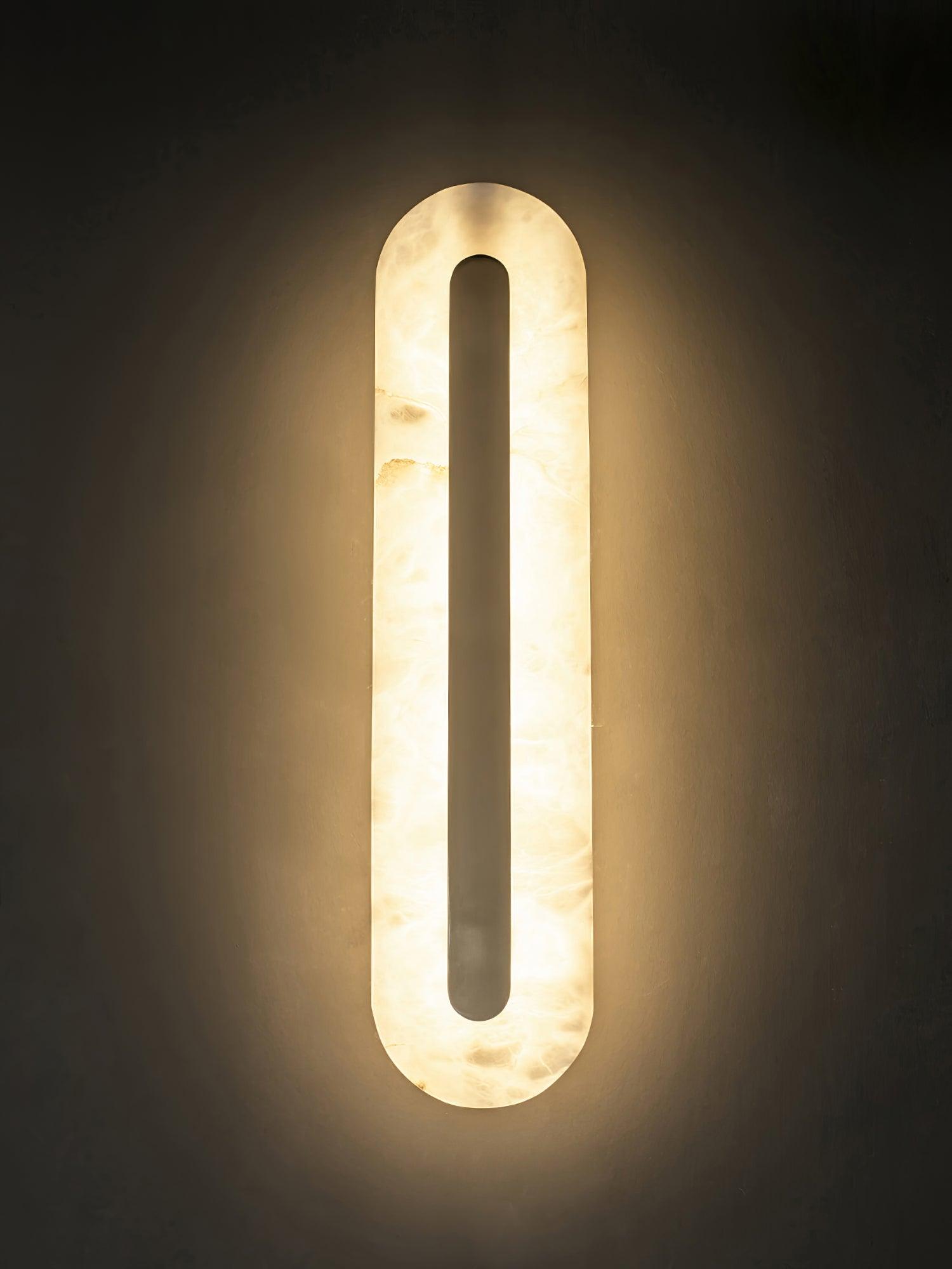 WOW Alabaster Rounded Wall Light
