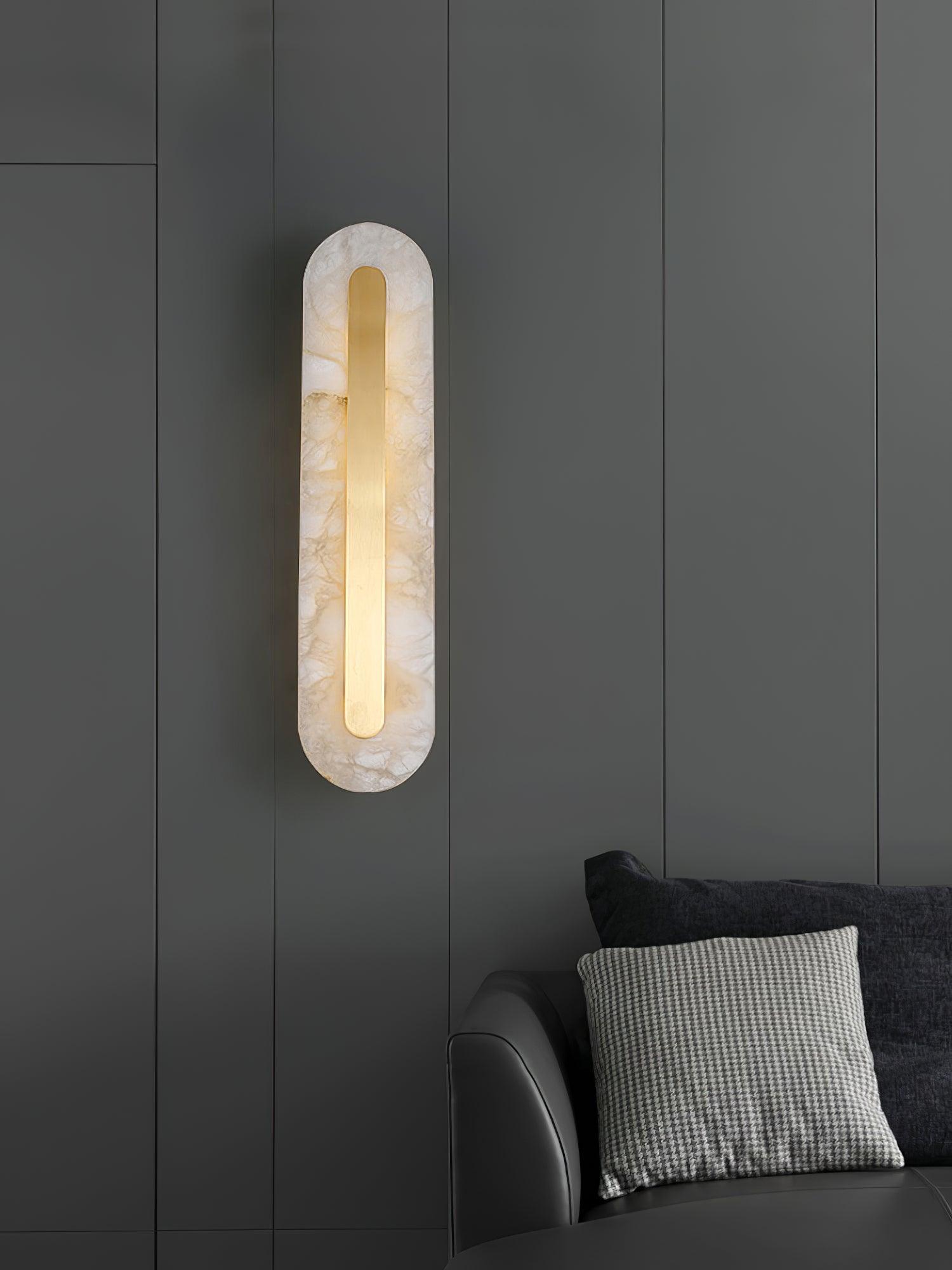 WOW Alabaster Rounded Wall Light