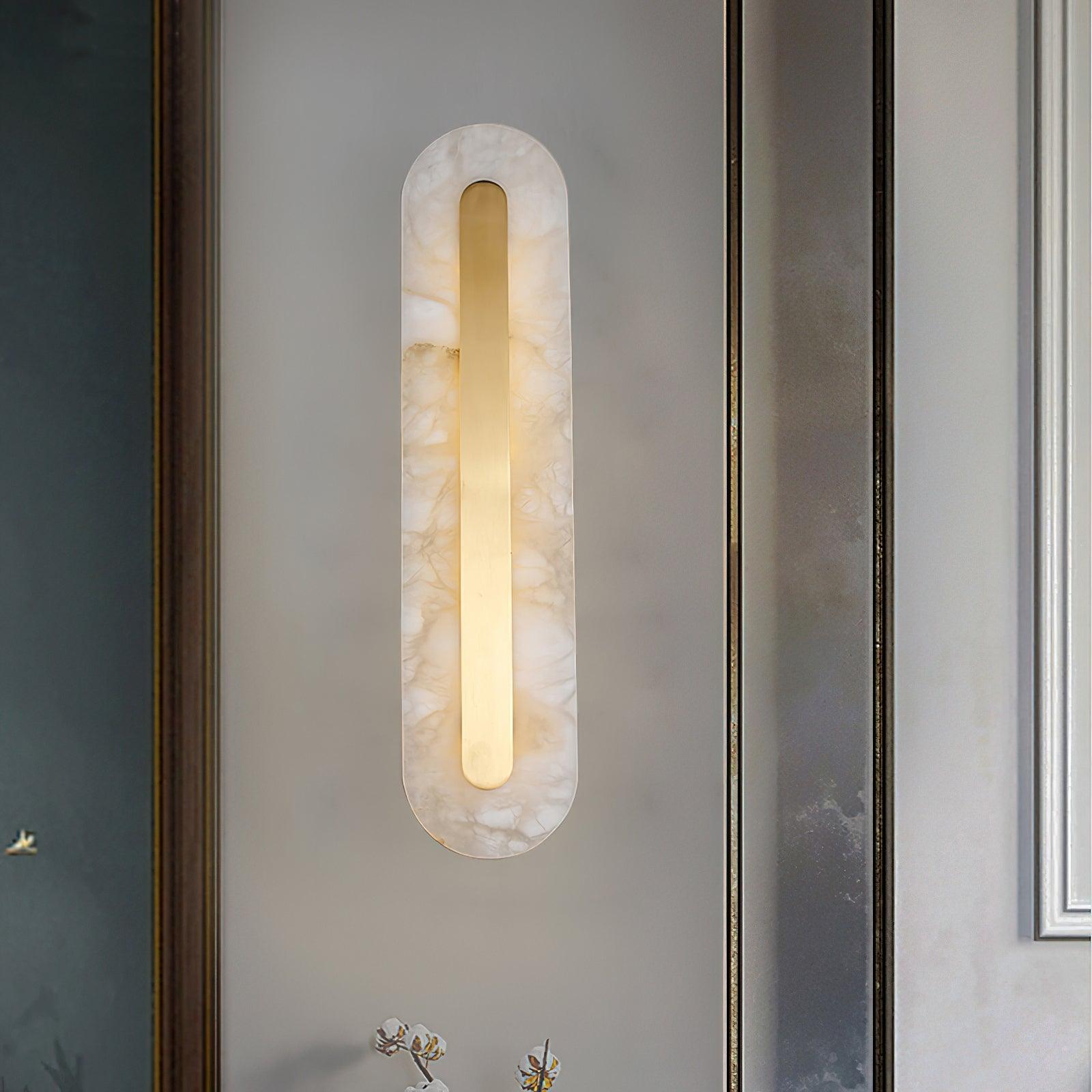 WOW Alabaster Rounded Wall Light