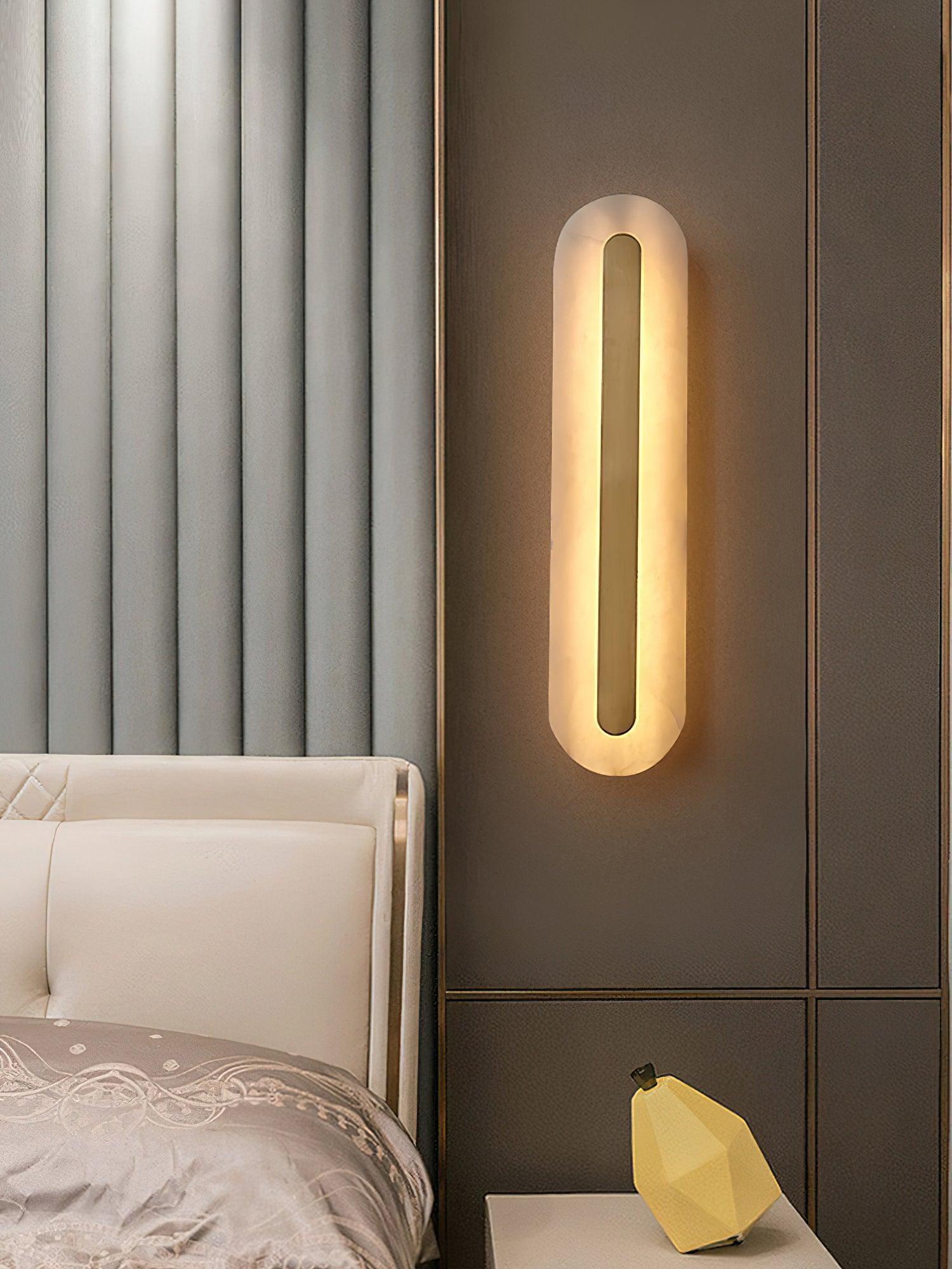 WOW Alabaster Rounded Wall Light