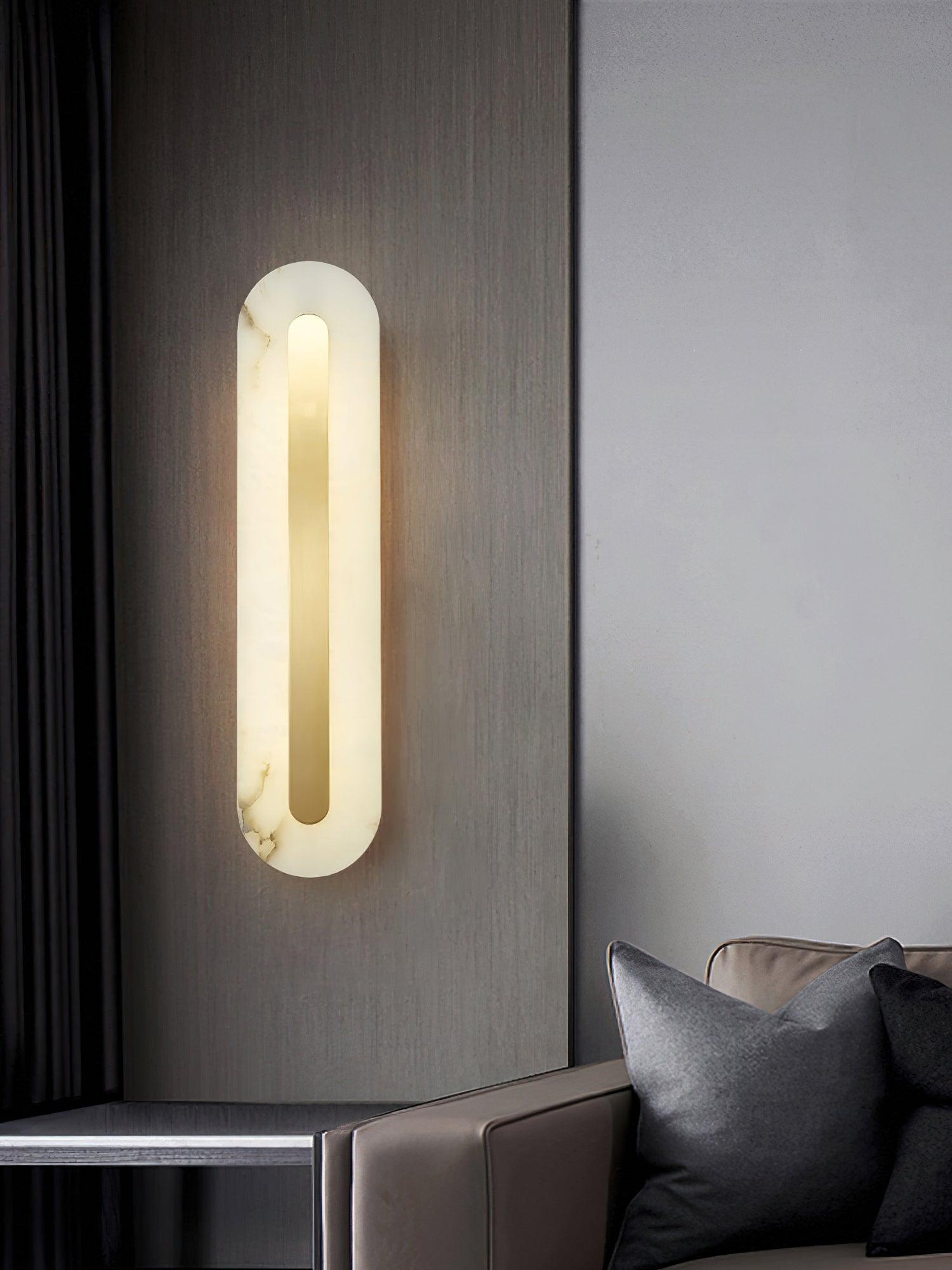 WOW Alabaster Rounded Wall Light