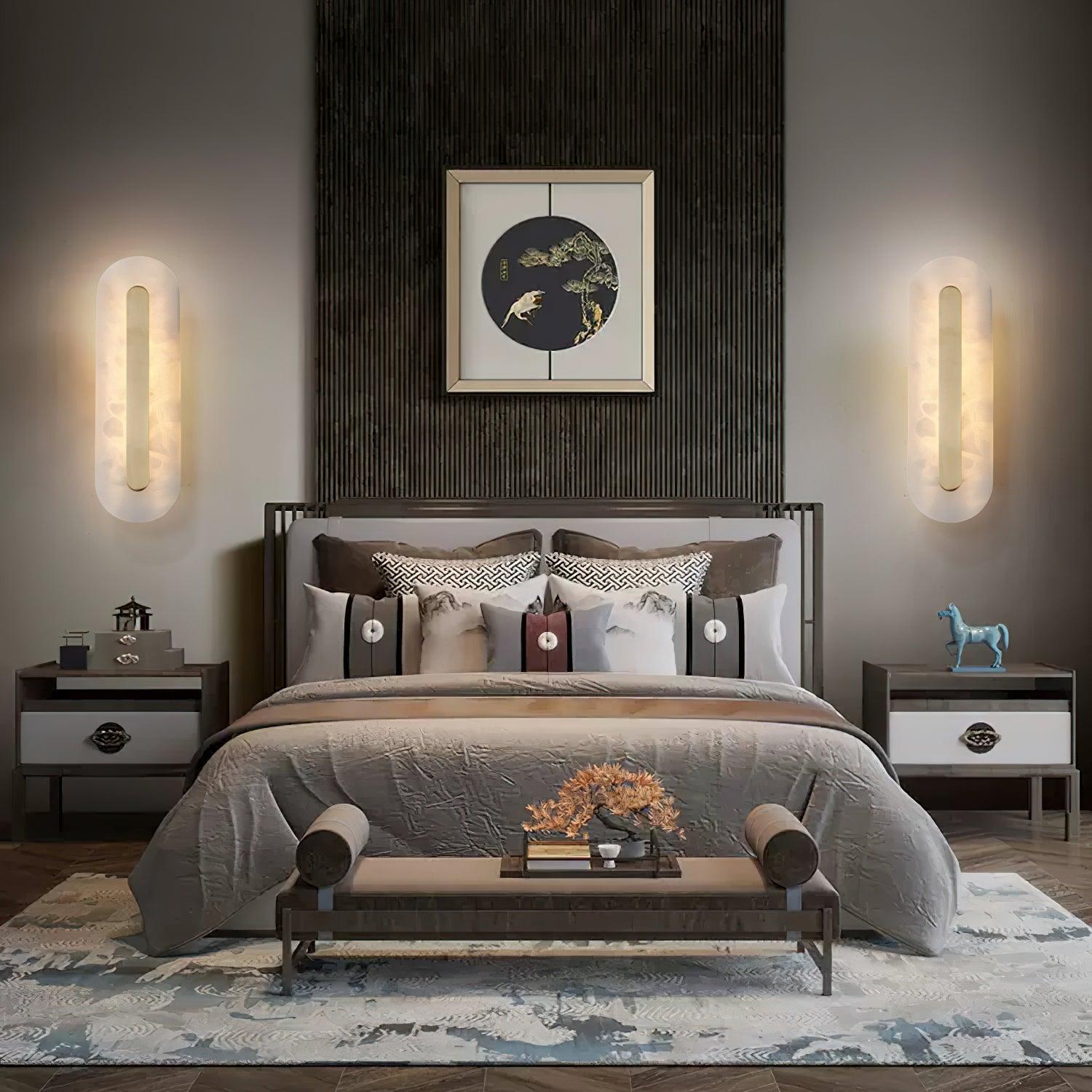 WOW Alabaster Rounded Wall Light