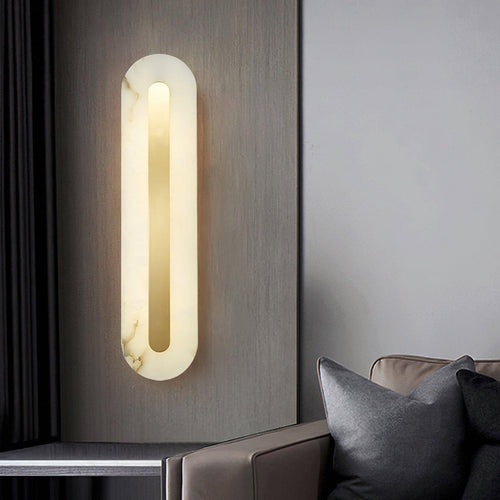 WOW Alabaster Rounded Wall Light