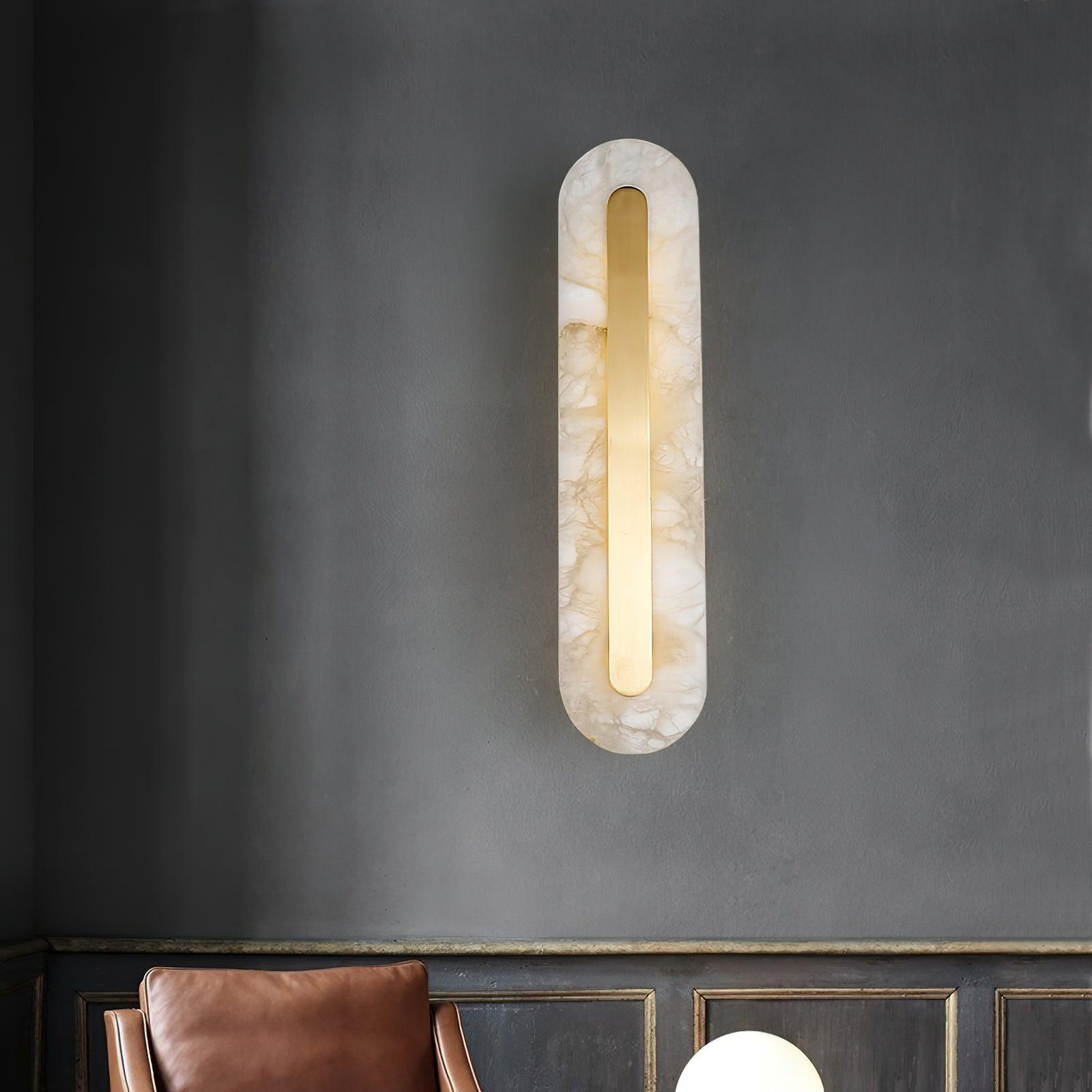 WOW Alabaster Rounded Wall Light