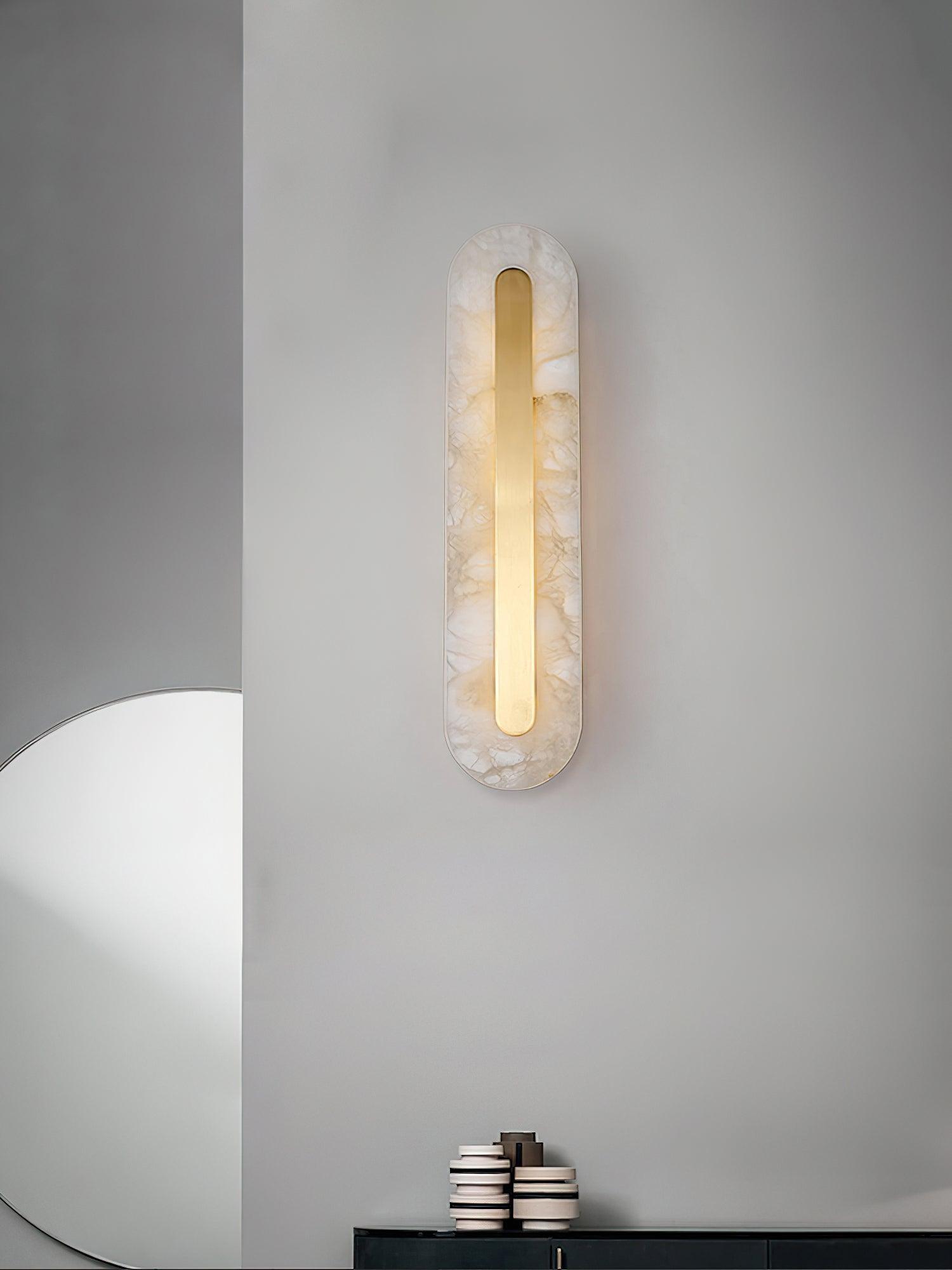 WOW Alabaster Rounded Wall Light