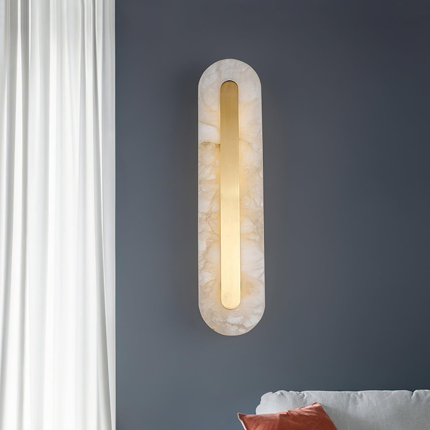 WOW Alabaster Rounded Wall Light