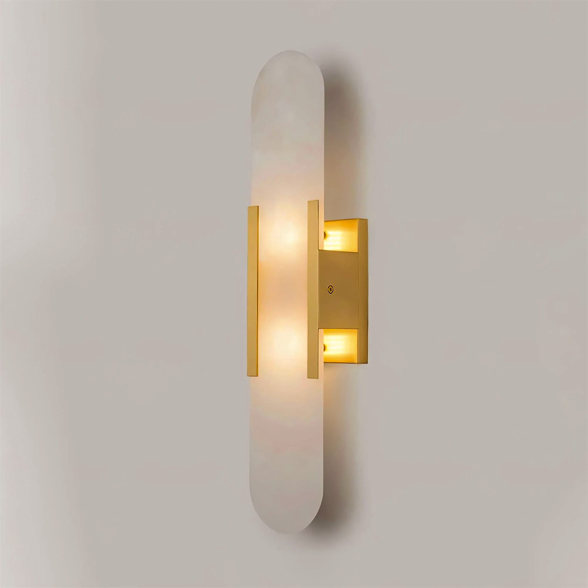 WOW Melange Elongated Alabaster Wall Lamp
