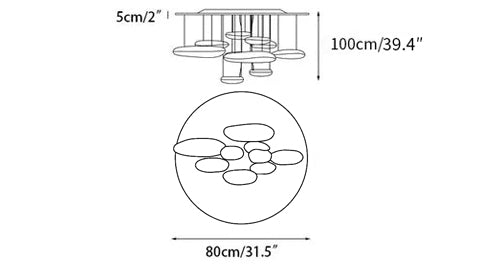 WOW Mercury Ceiling Lamp