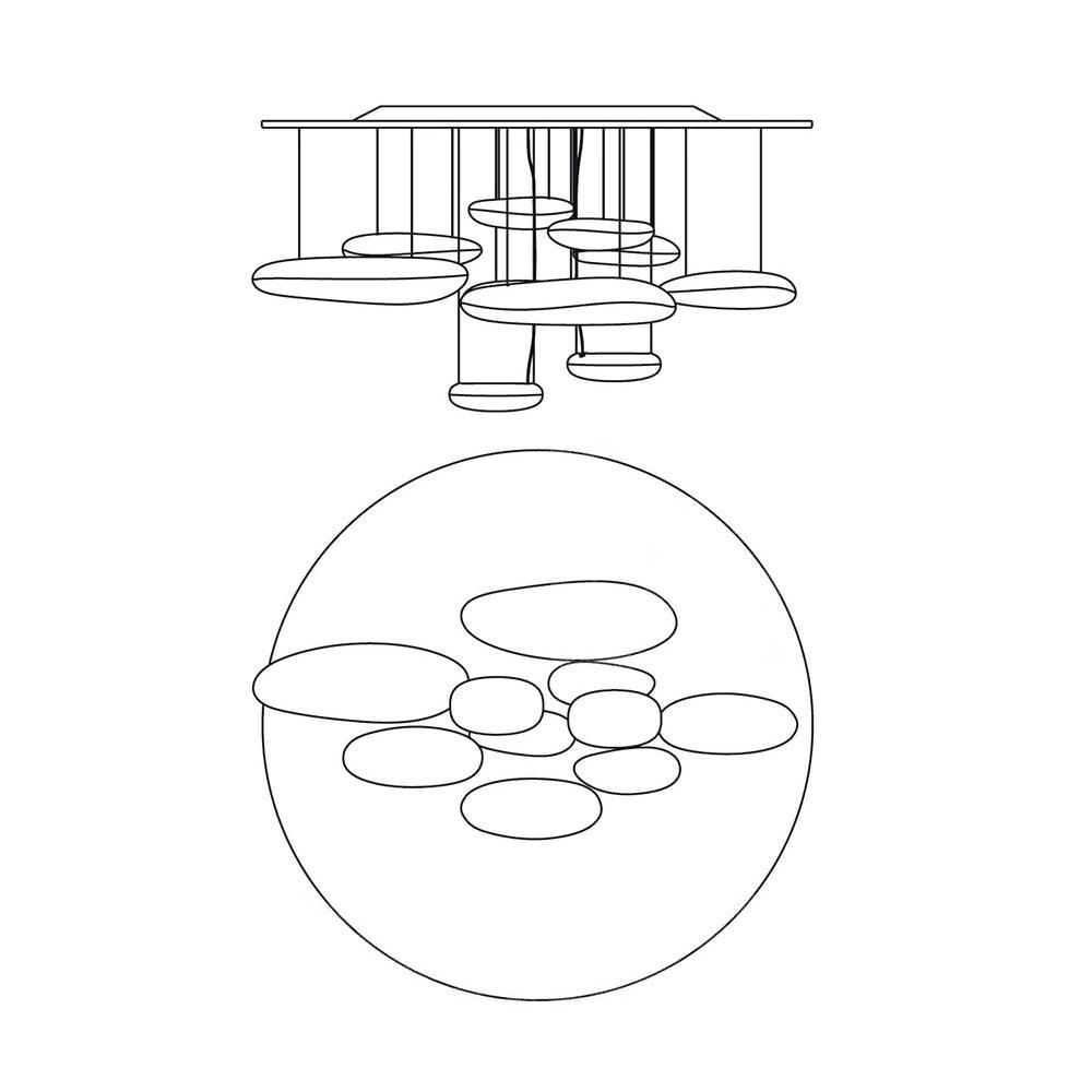 WOW Mercury Ceiling Lamp